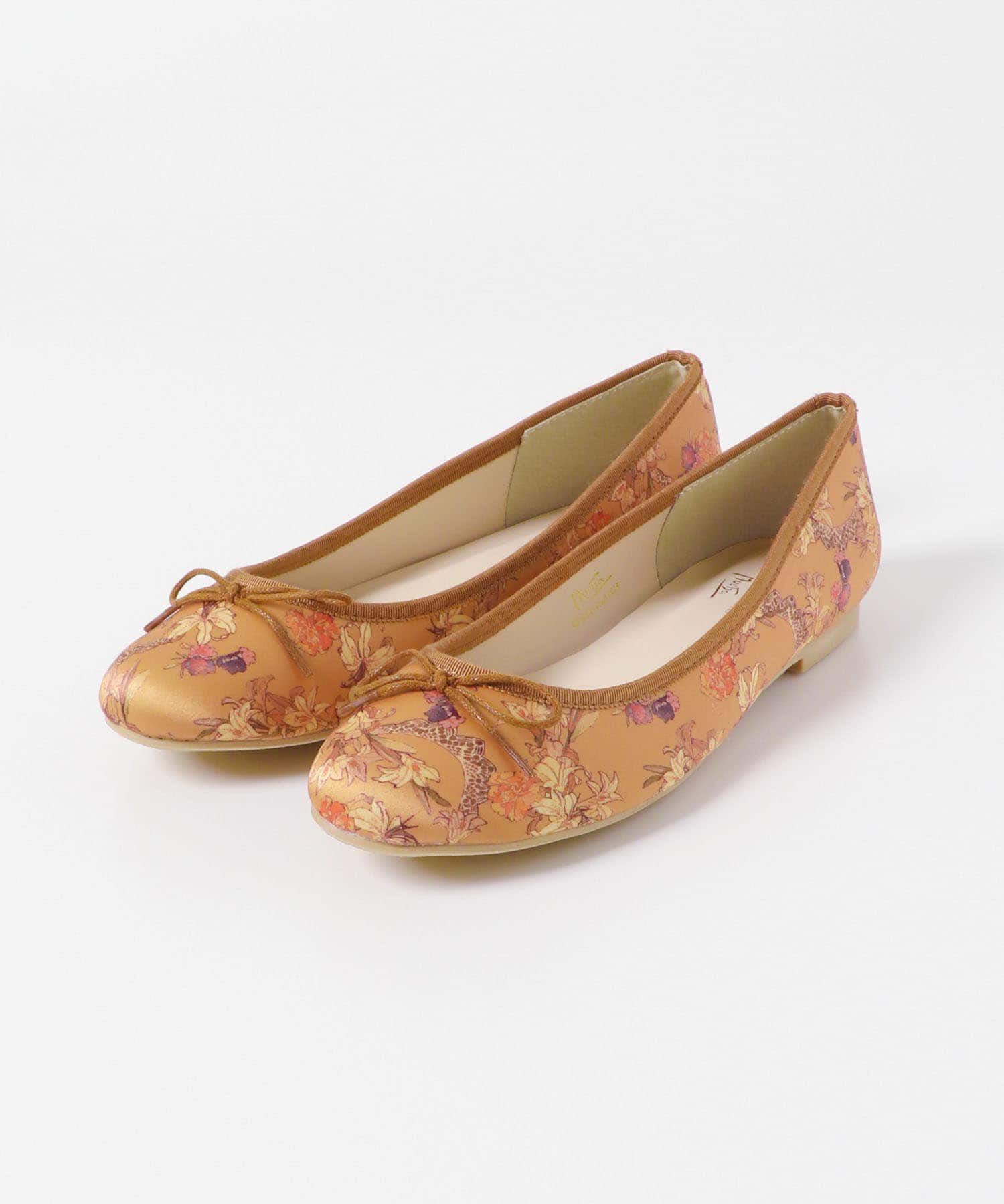 RODE SKO「RODESKO&times;ミュシャコラボバレエシューズ」|パンプス|イエロー