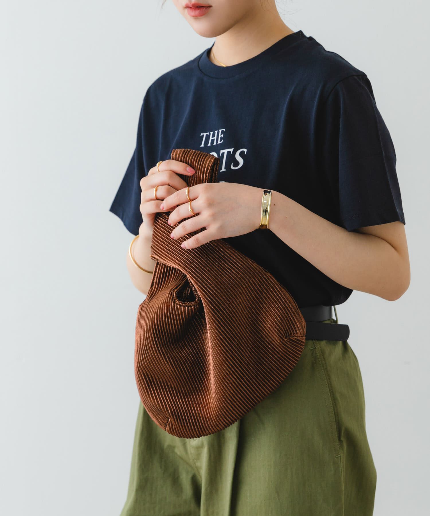 RODE SKO「メタリックプリーツバッグ」|ハンドバッグ|