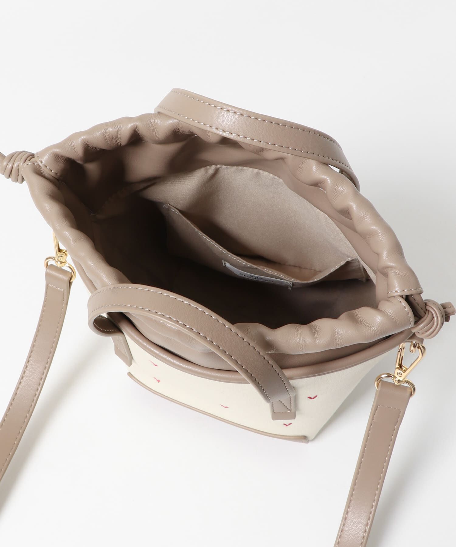 RODE SKO「『WEB/一部店舗限定カラー』刺繍バケツバッグ」|ハンドバッグ|