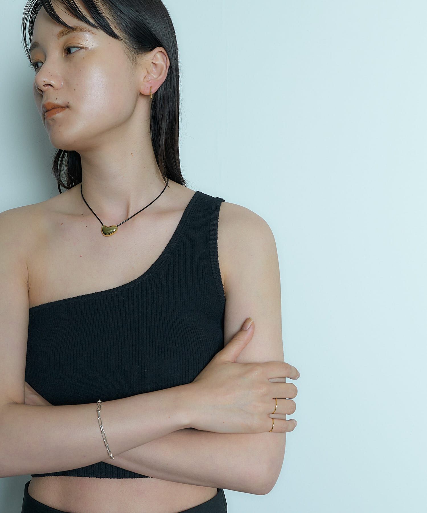 SMELLY「SMELLY so&rsquo;　thin hoop earring」|イヤリング|