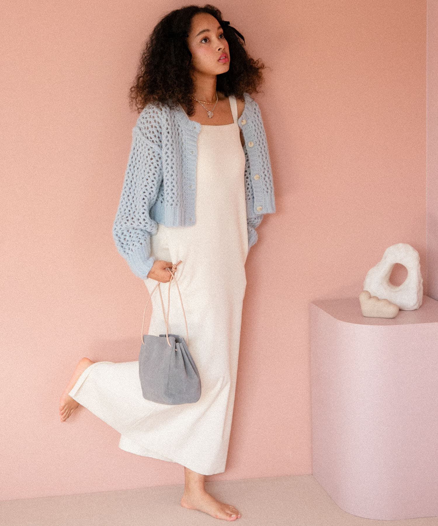 Sonny Label 「AyaKawasaki　メッシュショートカーディガン」|カーディガン|