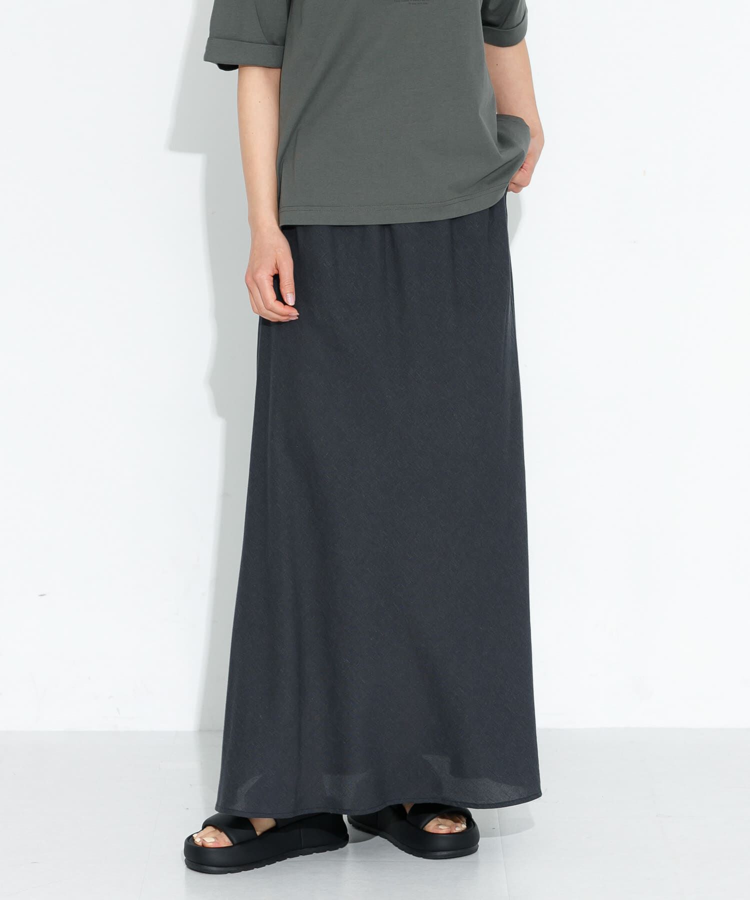 Sonny Label 「リネン混セミマーメイドスカート」|スカート|