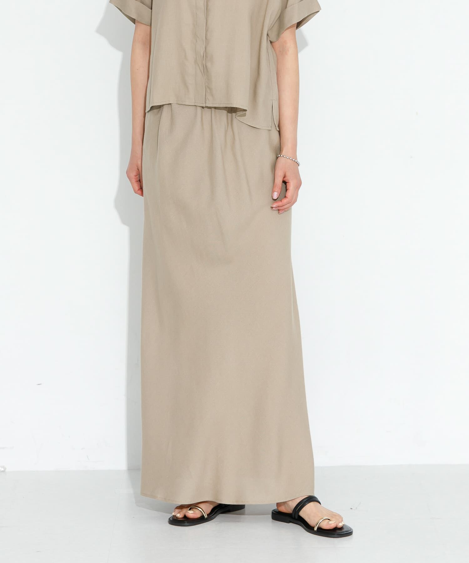 Sonny Label 「リネン混セミマーメイドスカート」|スカート|