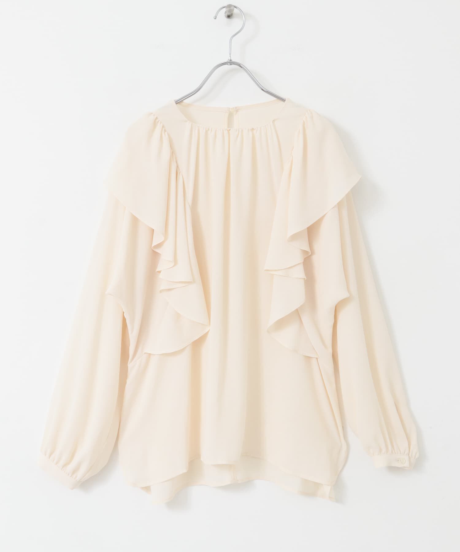URBAN RESEARCH ROSSO「フリルラッフルブラウス」|シャツ・ブラウス|