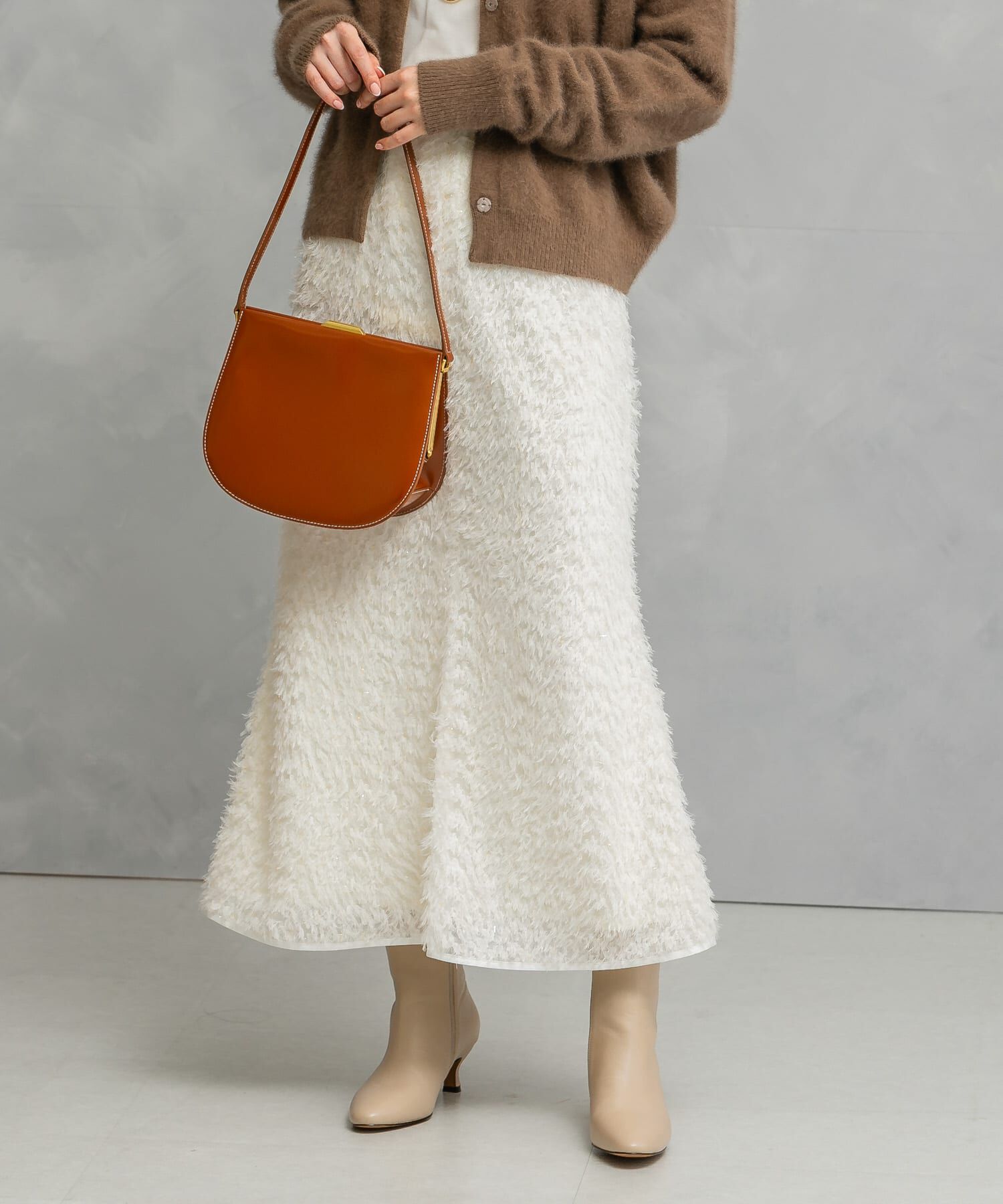 URBAN RESEARCH ROSSO「ラメカットジャガードスカート」|スカート|