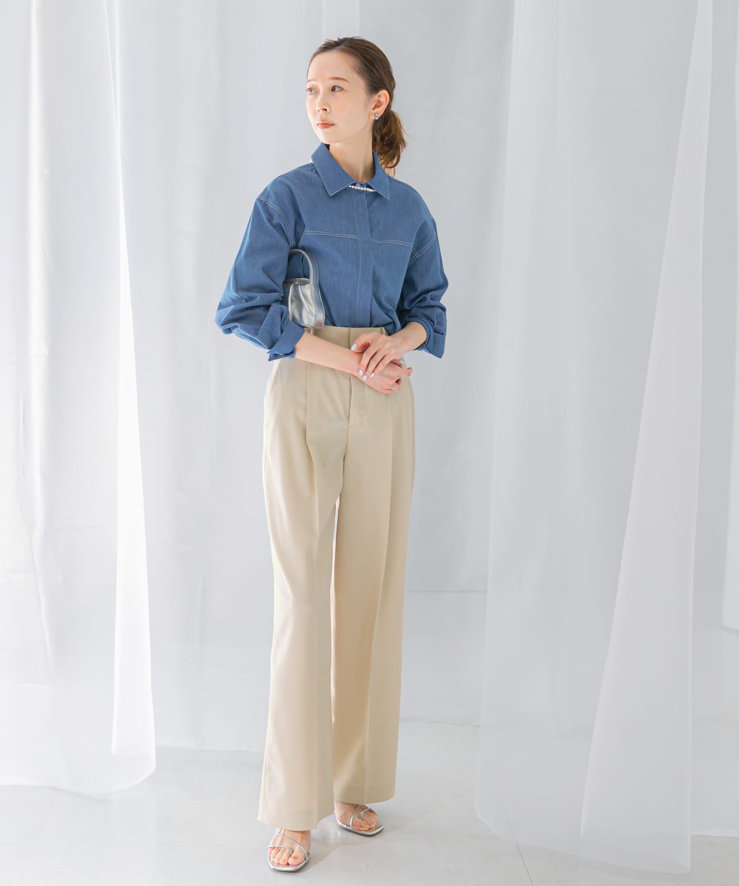 URBAN RESEARCH ROSSO「ハイウエストワイドスラックス」|その他|