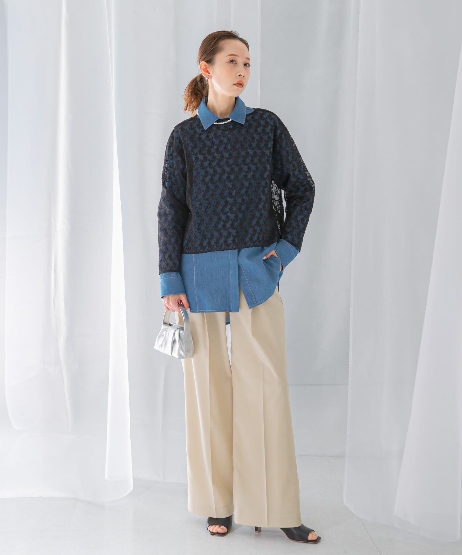 URBAN RESEARCH ROSSO「ハイウエストワイドスラックス」|その他|