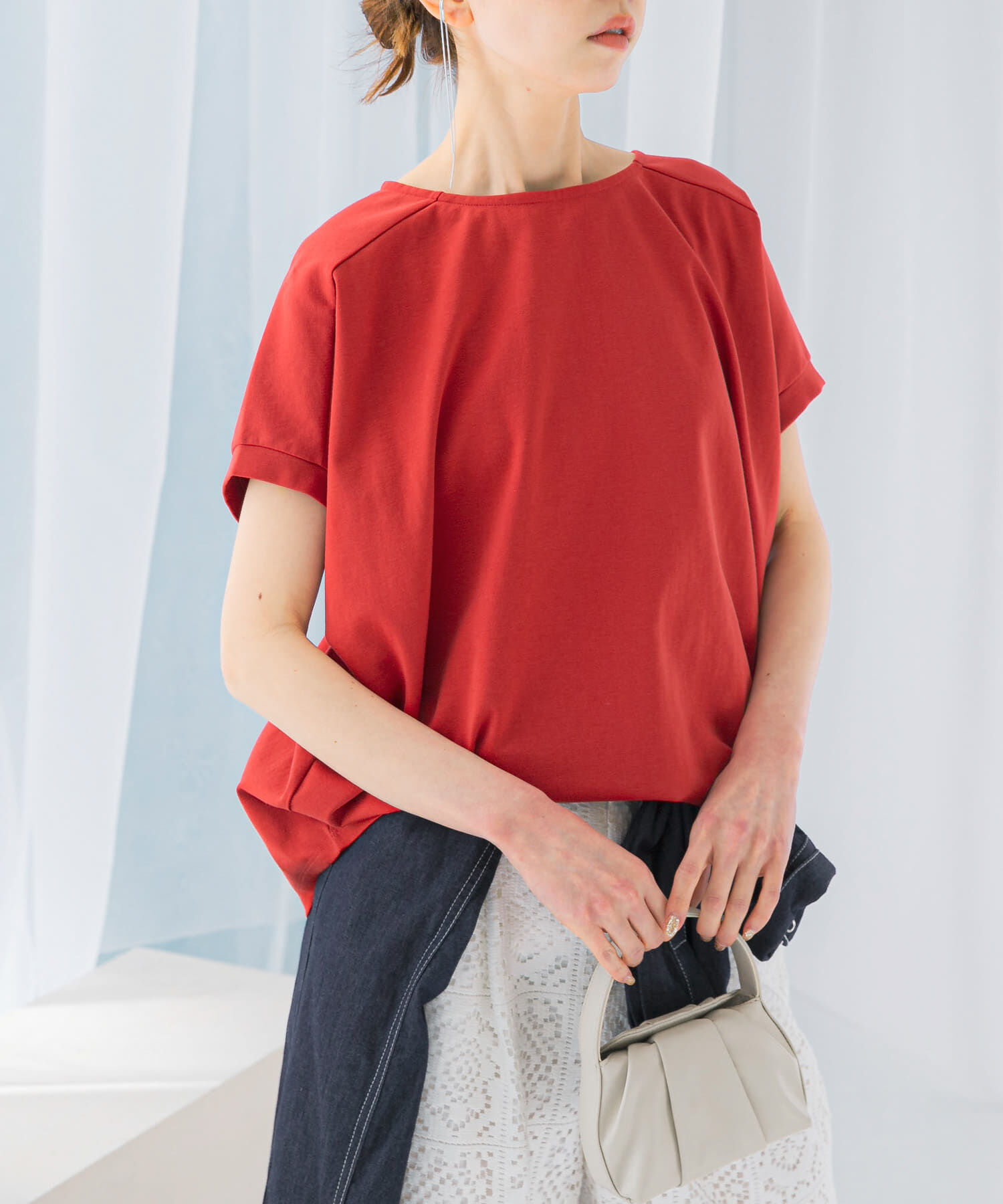 URBAN RESEARCH ROSSO「UVカットドルマンスリーブプルオーバー」|Tシャツ・カットソー|