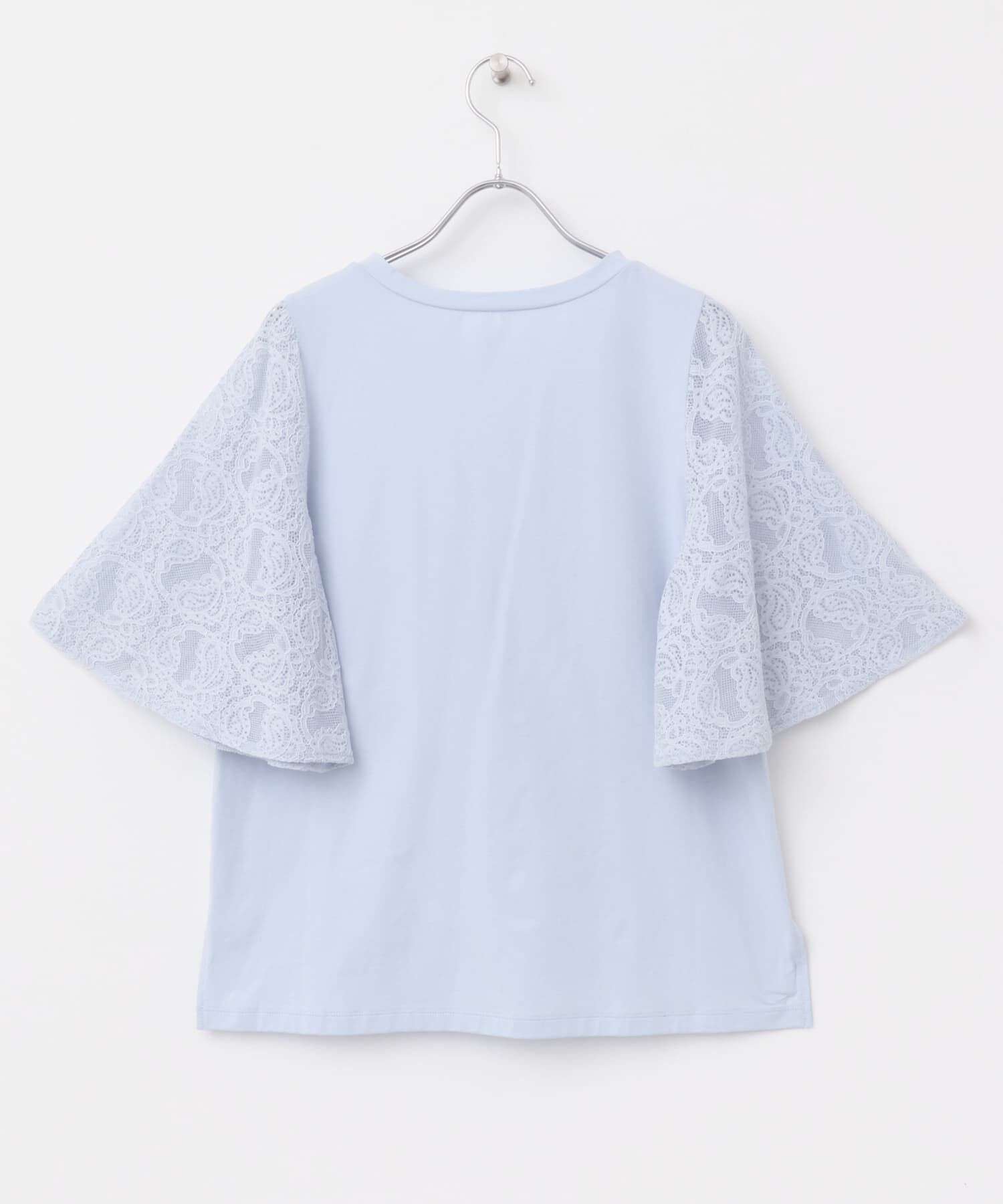 URBAN RESEARCH ROSSO「『WEB限定』ペイズリーレースフレアスリーブプルオーバー」|Tシャツ・カットソー|