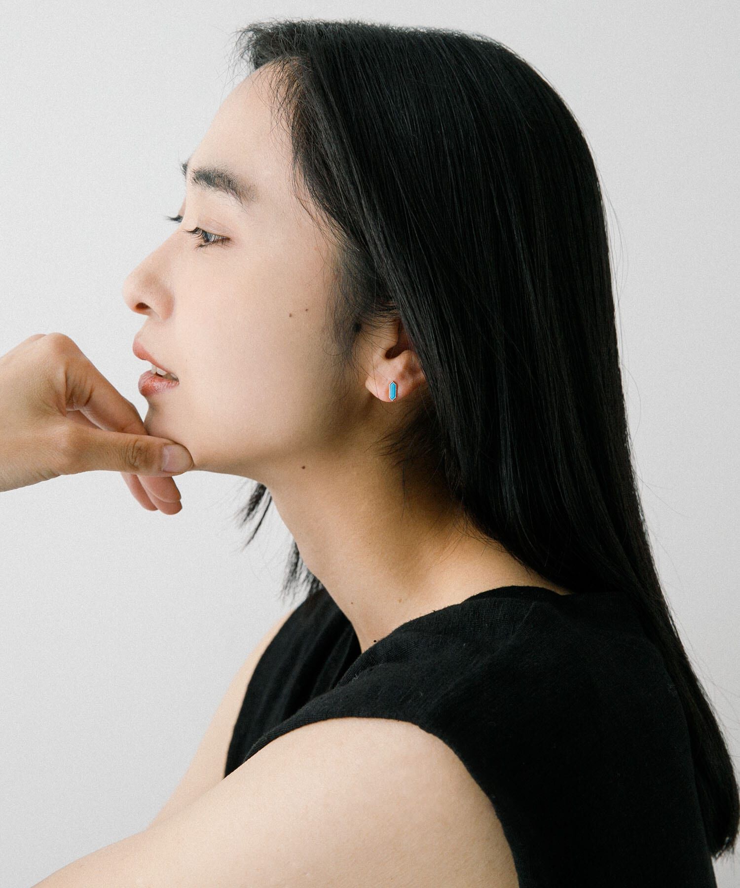 URBAN RESEARCH「METIER　Astra Hexa Turquoise Stud」|ピアス|