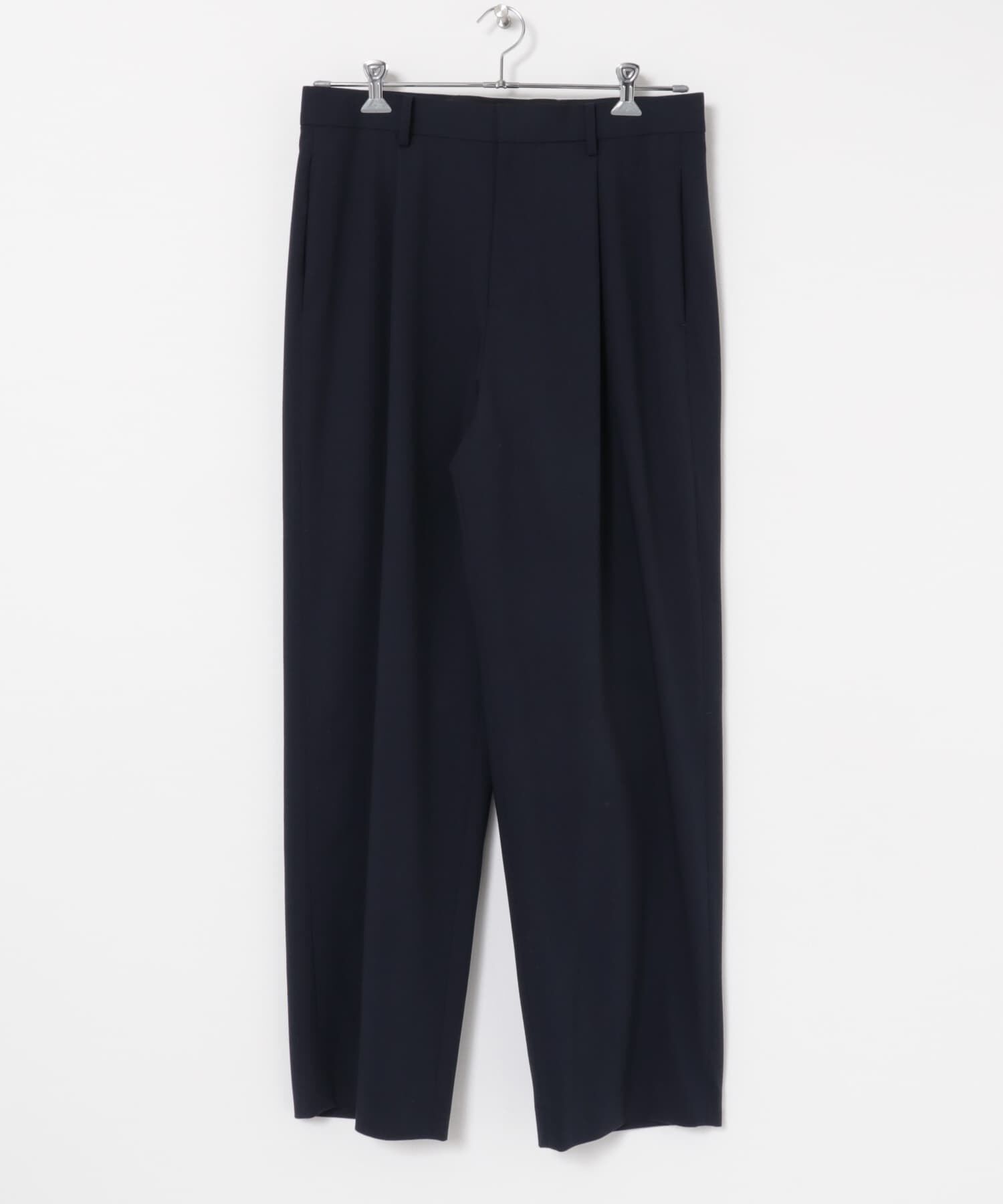 URBAN RESEARCH「ATON　HIGH TWIST WOOL WIDE PANTS」|その他|ネイビー
