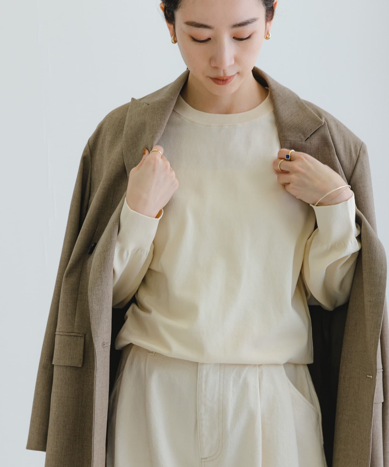 URBAN RESEARCH「new basic　ハイゲージクルーネックニット」|ニット・セーター|