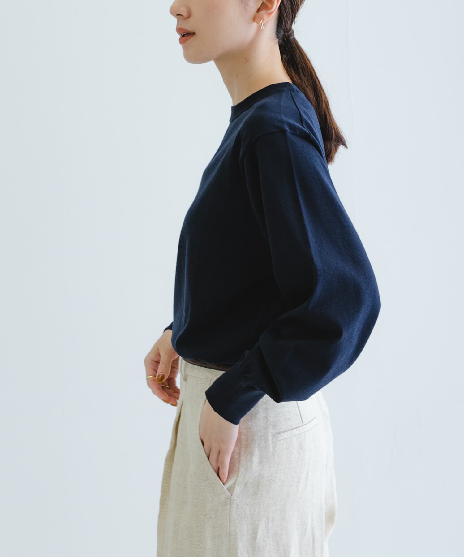 URBAN RESEARCH「new basic　ハイゲージクルーネックニット」|ニット・セーター|