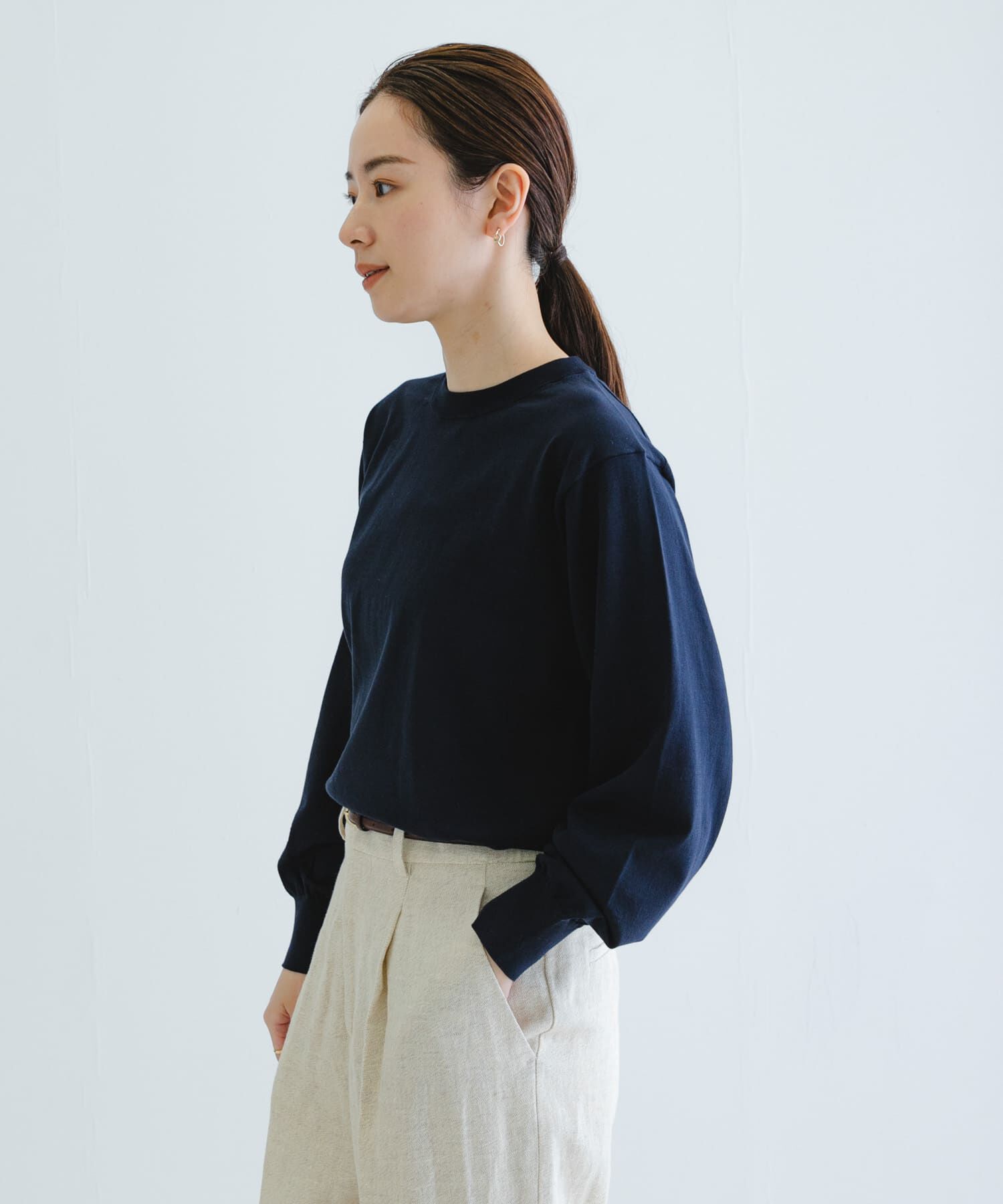 URBAN RESEARCH「new basic　ハイゲージクルーネックニット」|ニット・セーター|