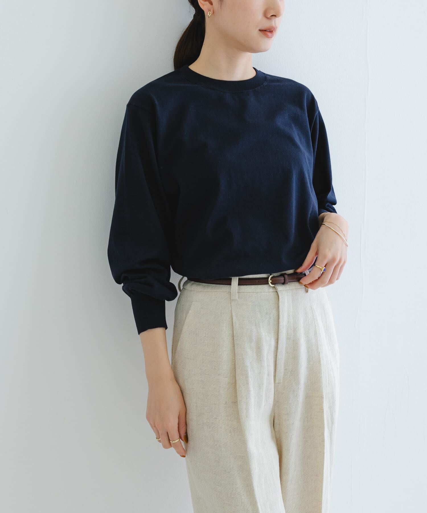 URBAN RESEARCH「new basic　ハイゲージクルーネックニット」|ニット・セーター|