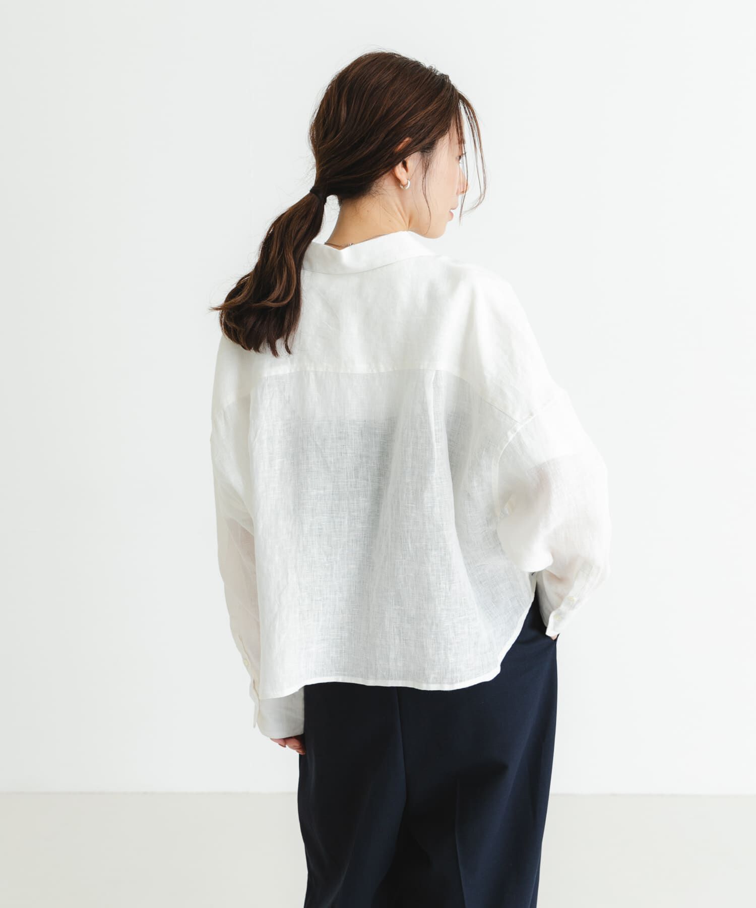 URBAN RESEARCH「リネンワイドショートシャツ」|シャツ・ブラウス|