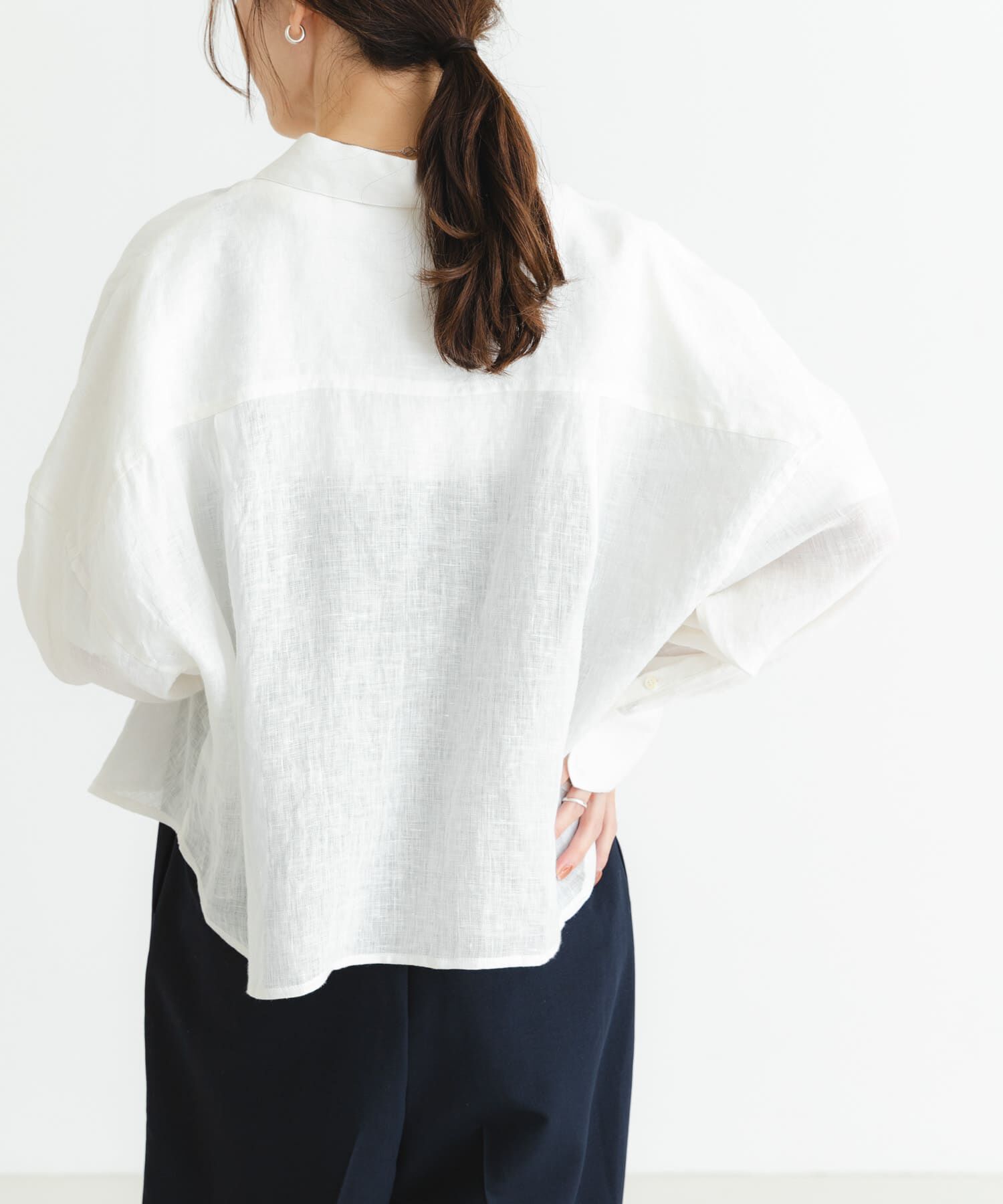 URBAN RESEARCH「リネンワイドショートシャツ」|シャツ・ブラウス|