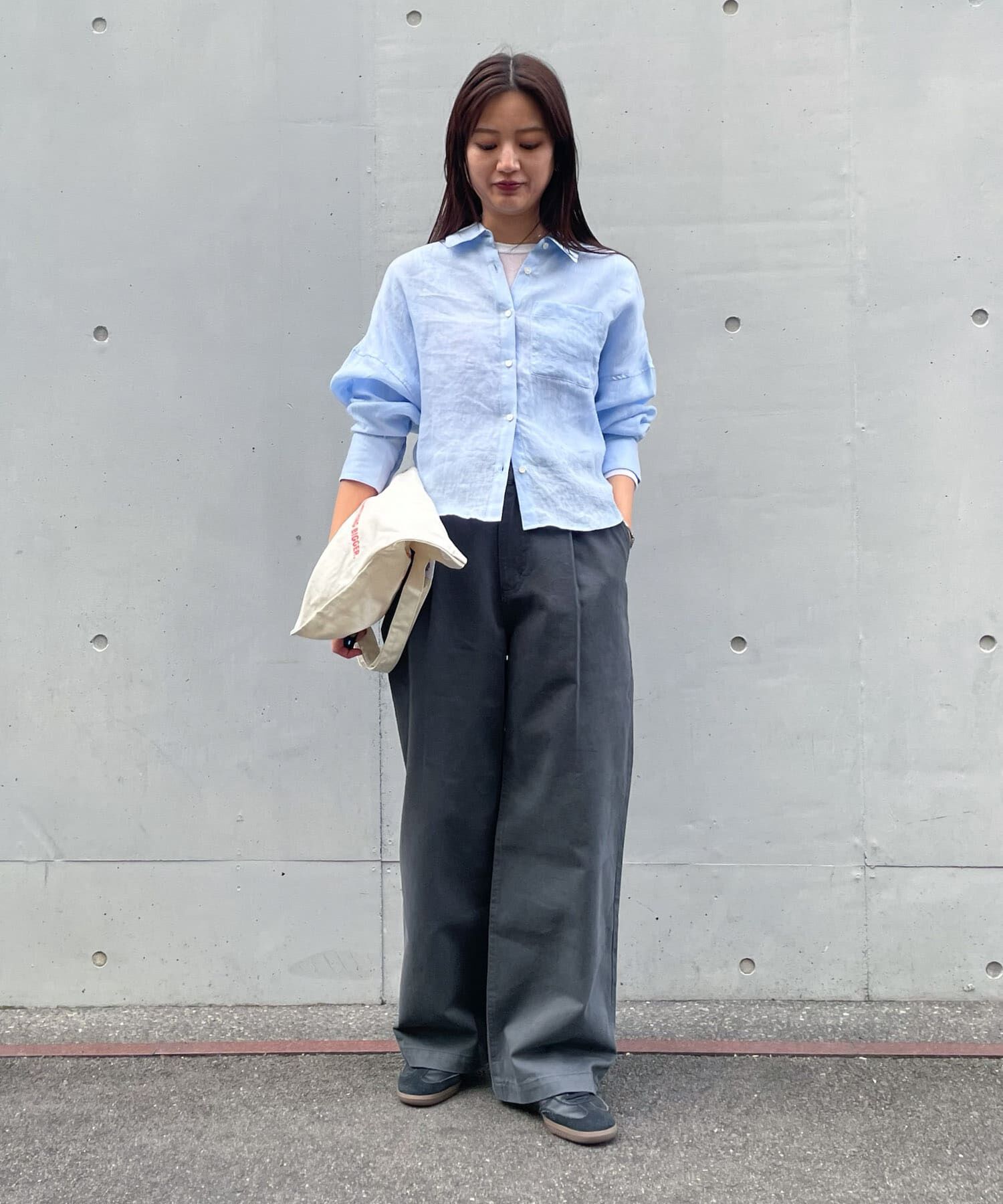 URBAN RESEARCH「リネンワイドショートシャツ」|シャツ・ブラウス|