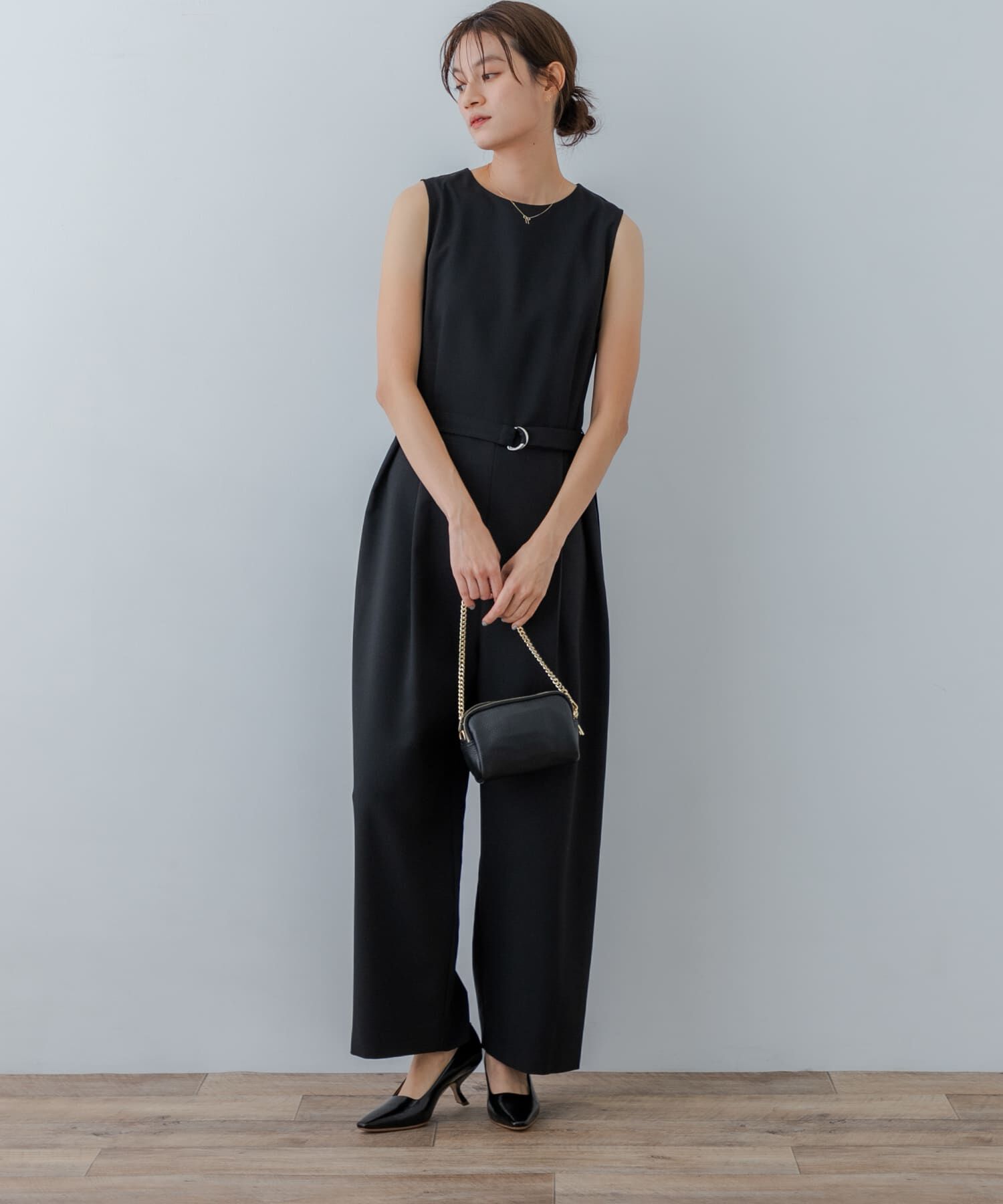 URBAN RESEARCH「『2サイズ展開』ベルト付きオールインワン」|スカート|