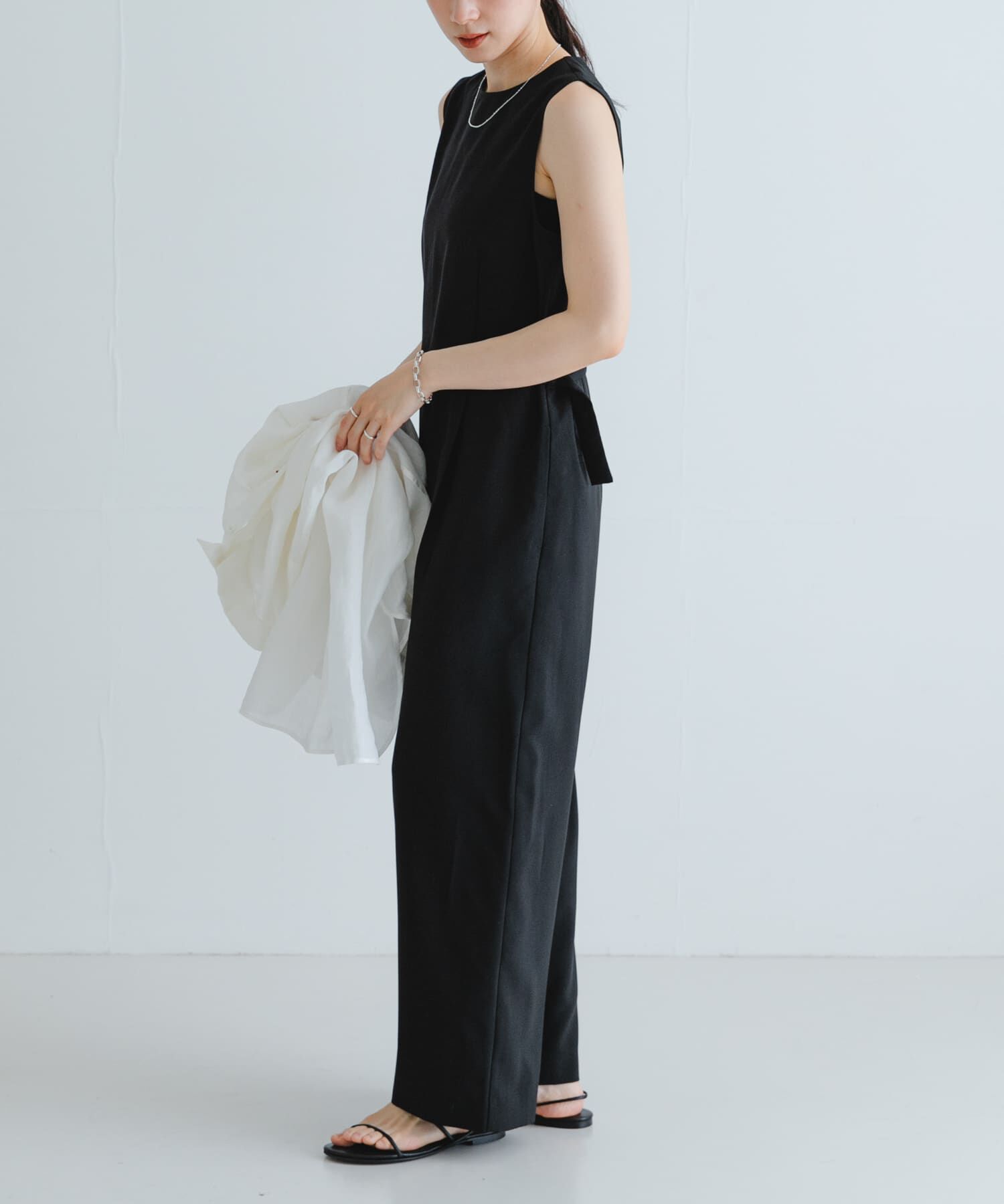 URBAN RESEARCH「『2サイズ展開』ベルト付きオールインワン」|スカート|