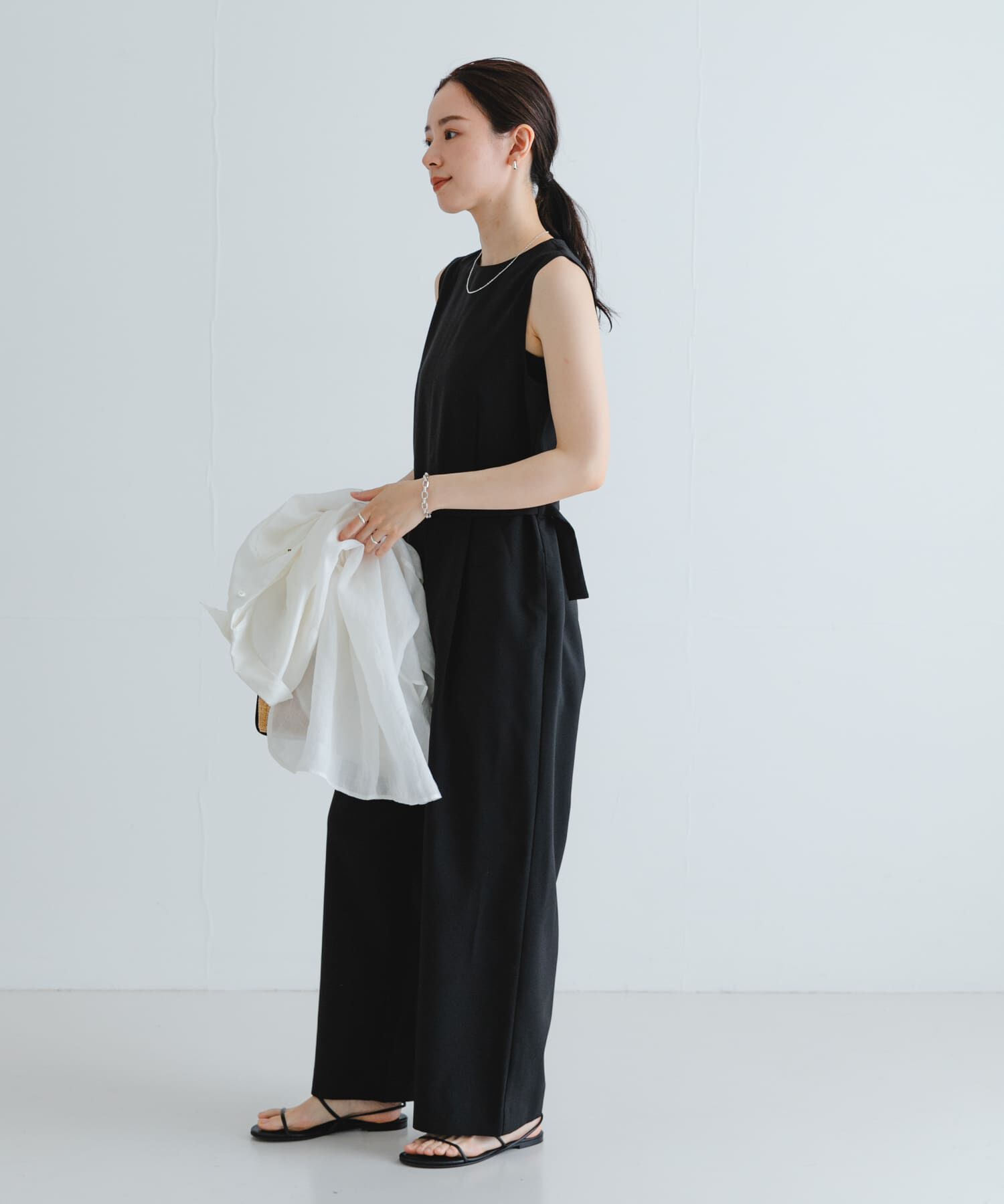 URBAN RESEARCH「『2サイズ展開』ベルト付きオールインワン」|スカート|