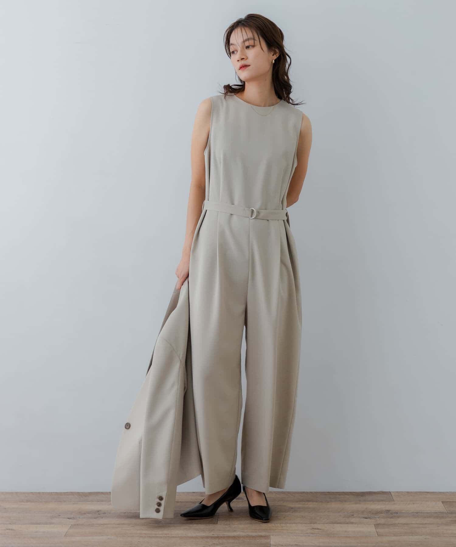 URBAN RESEARCH「『2サイズ展開』ベルト付きオールインワン」|スカート|