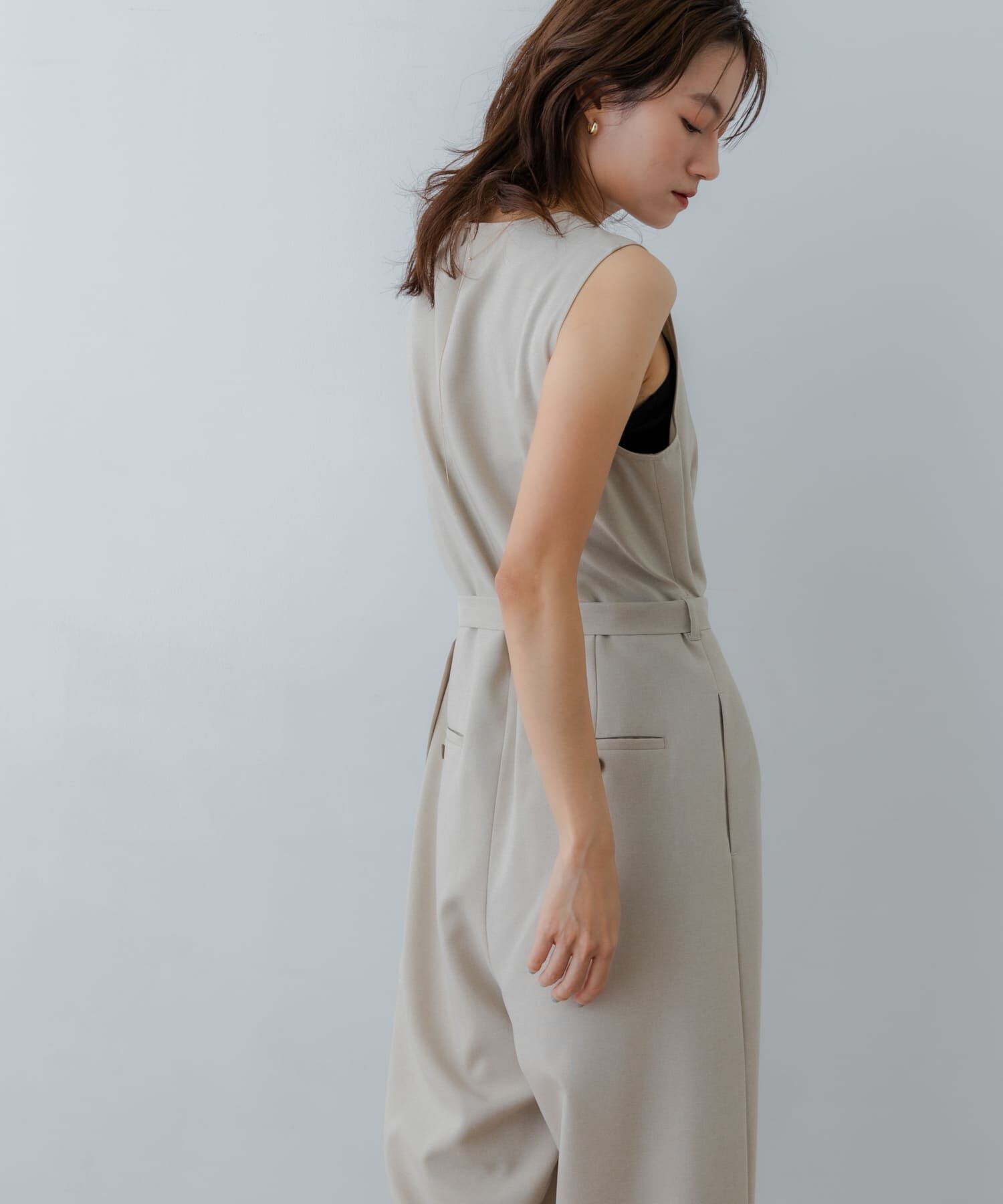 URBAN RESEARCH「『2サイズ展開』ベルト付きオールインワン」|スカート|