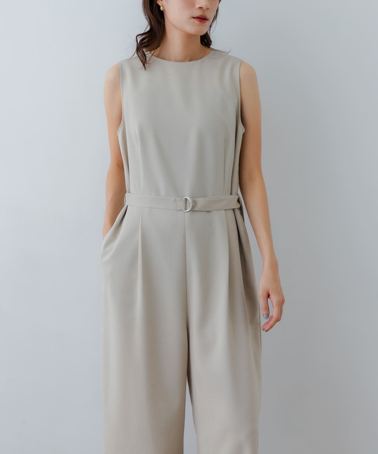 URBAN RESEARCH「『2サイズ展開』ベルト付きオールインワン」|スカート|