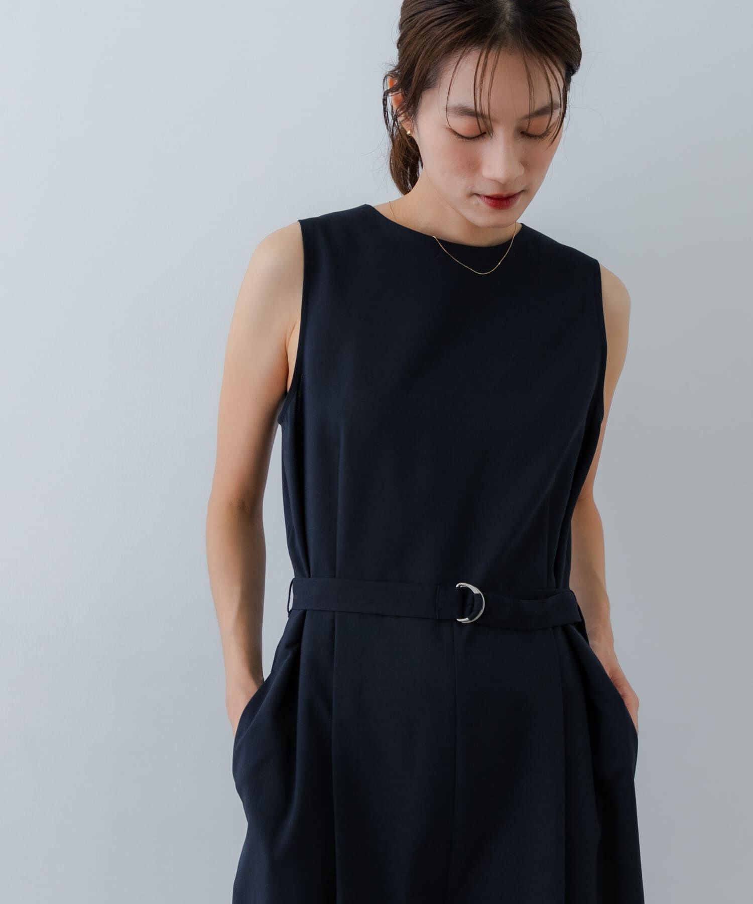 URBAN RESEARCH「『2サイズ展開』ベルト付きオールインワン」|スカート|