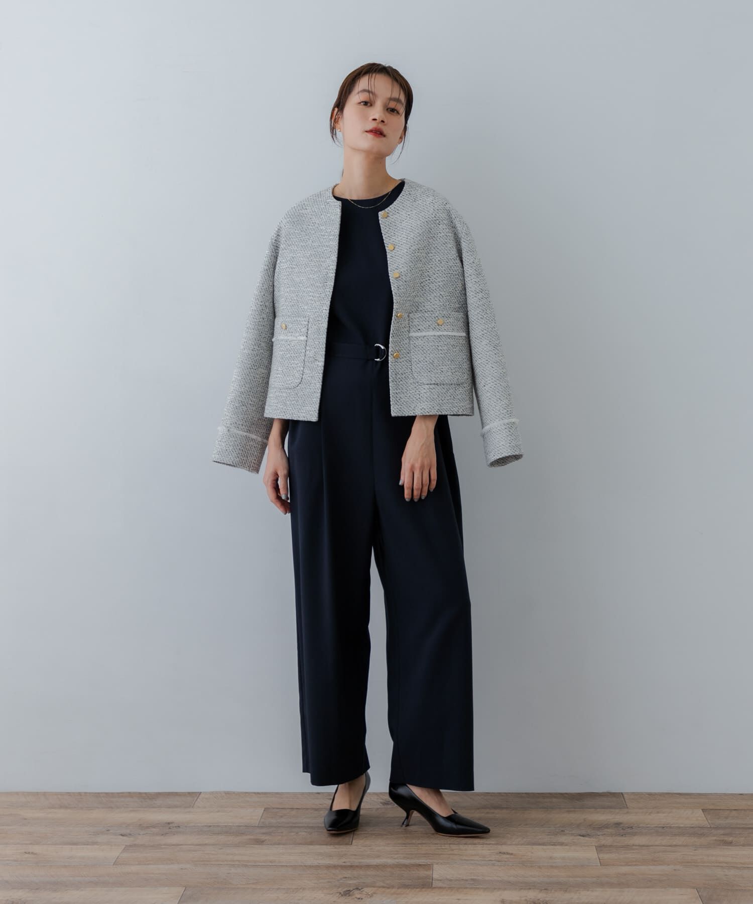 URBAN RESEARCH「『2サイズ展開』ベルト付きオールインワン」|スカート|