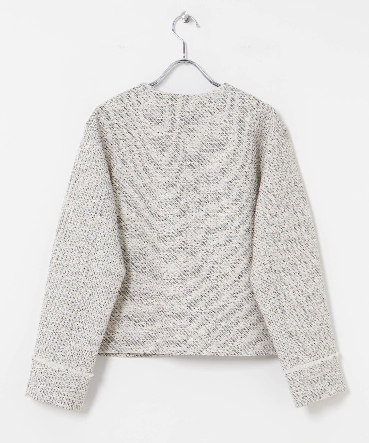 URBAN RESEARCH「ツイードノーカラージャケット」|ノーカラージャケット|