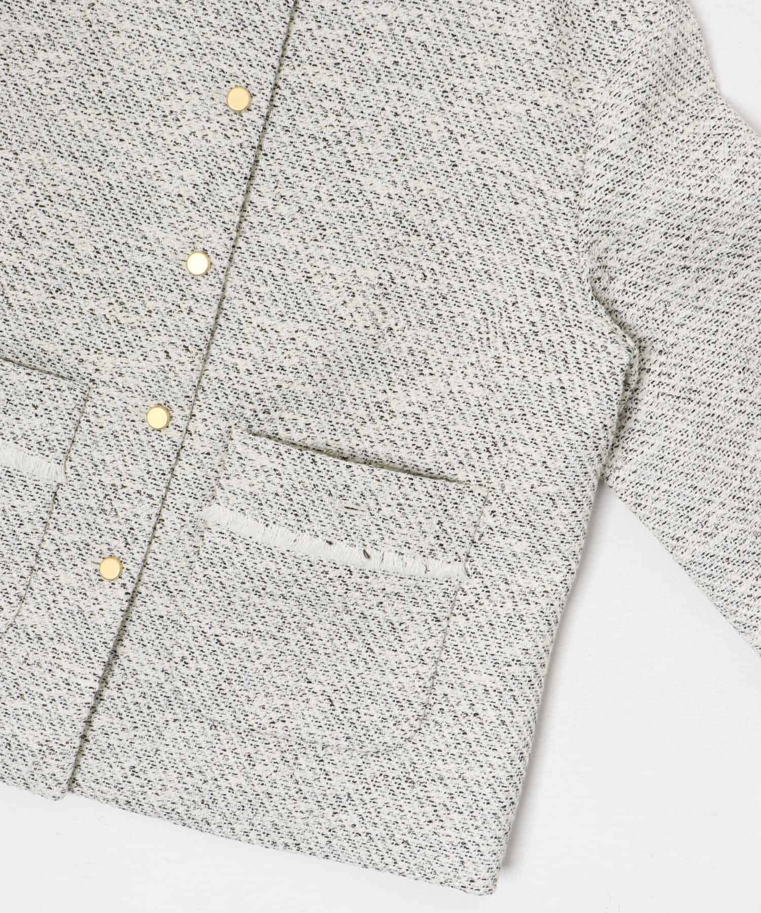 URBAN RESEARCH「ツイードノーカラージャケット」|ノーカラージャケット|