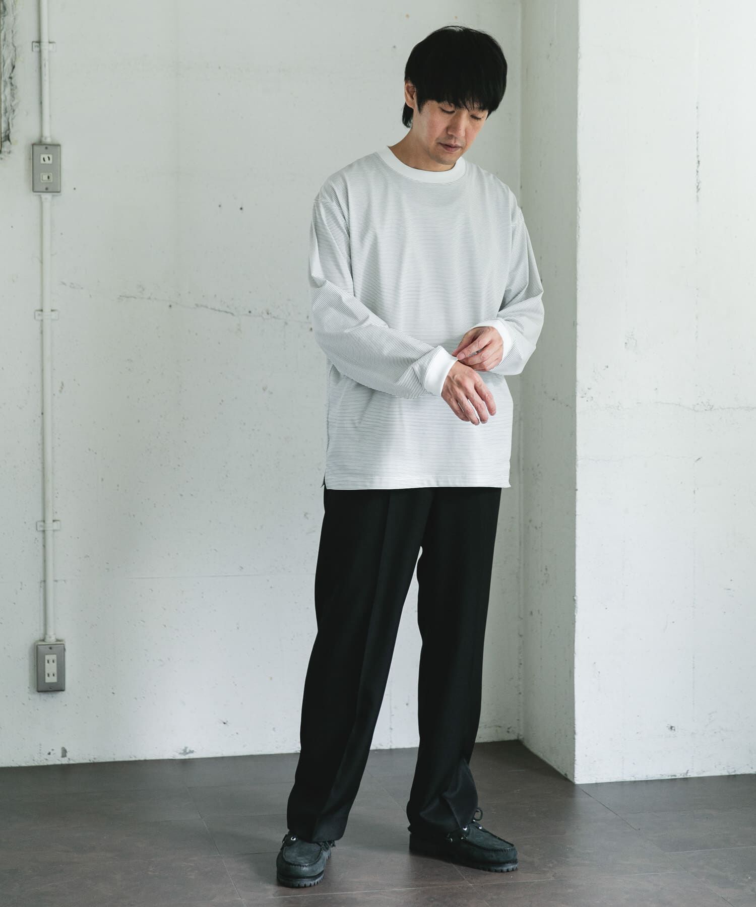 URBAN RESEARCH DOORS「クイックドライロングスリーブTシャツ」|Tシャツ・カットソー|