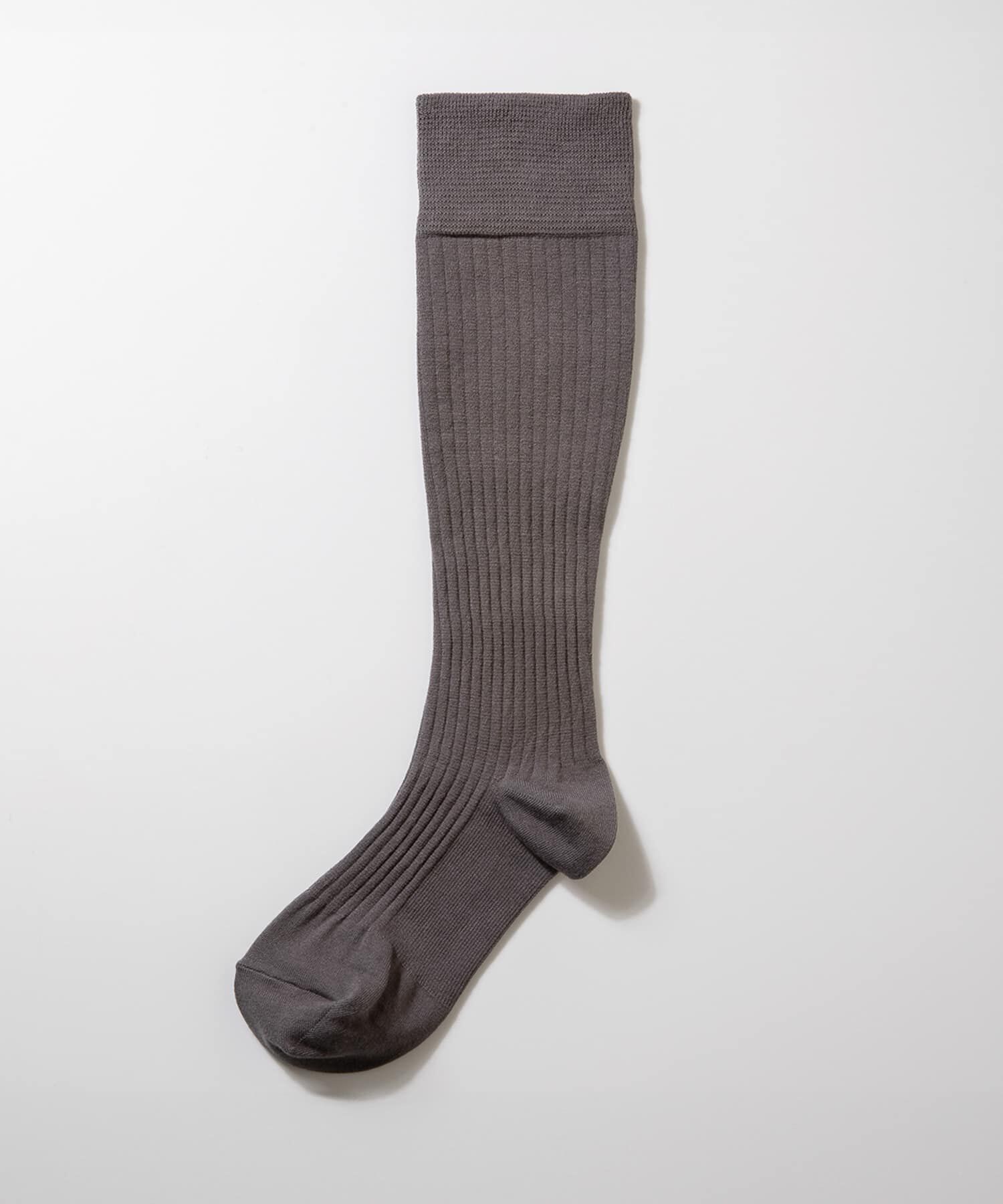 RODE SKO「『着圧』MAEE　コンプレッションリブソックス」|ソックス|グレー系その他
