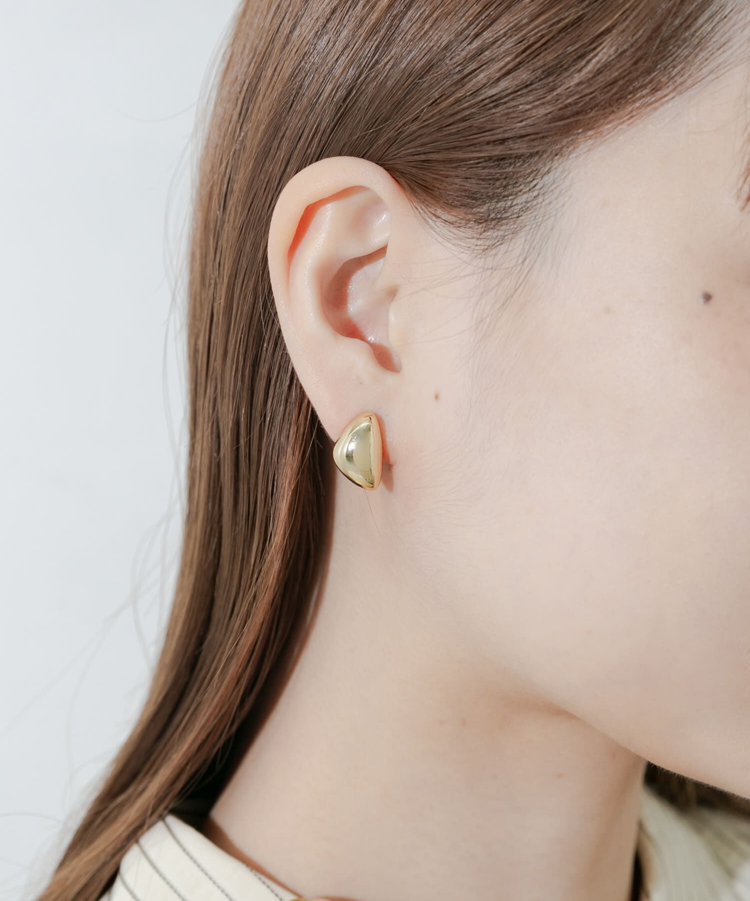 SMELLY「メタルプックリフロントイヤリング」|イヤリング|