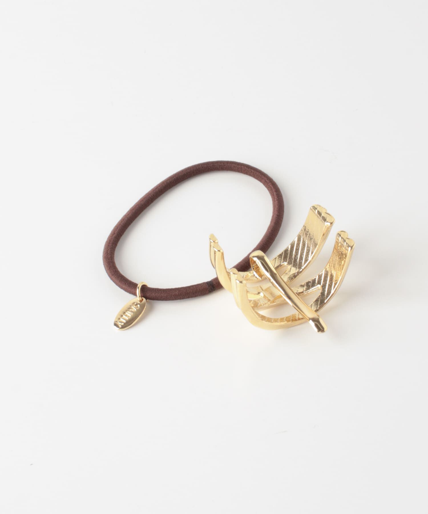 SMELLY「ニュアンスメタルラインヘアカフ」|ヘアゴム・シュシュ|