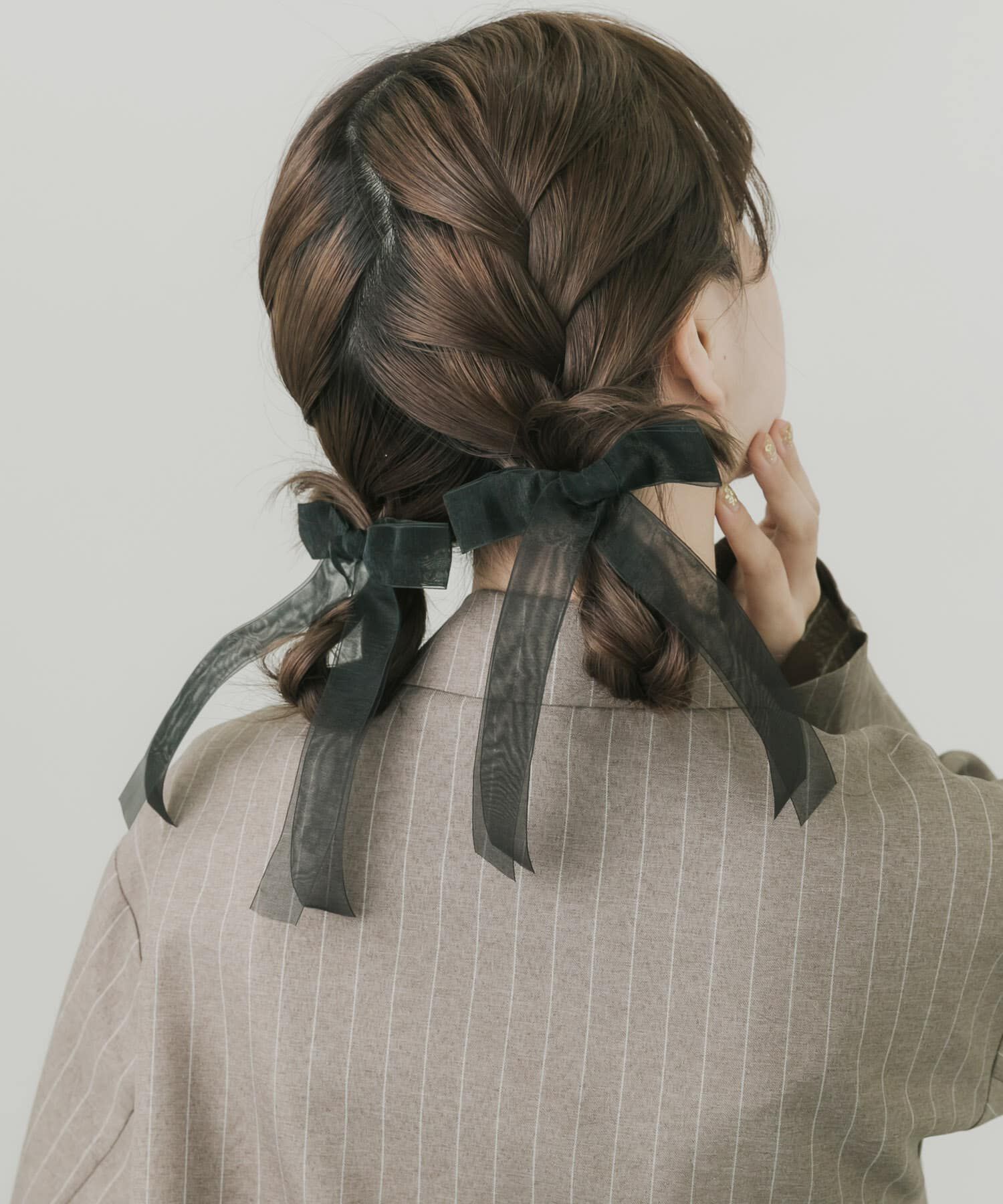 SMELLY「シアーリボン2セットバレッタ」|その他|