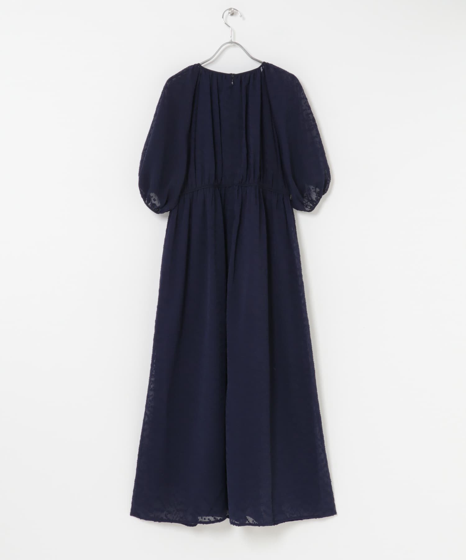 URBAN RESEARCH ROSSO「ジャガードギャザーパフドレス」|ワンピース|