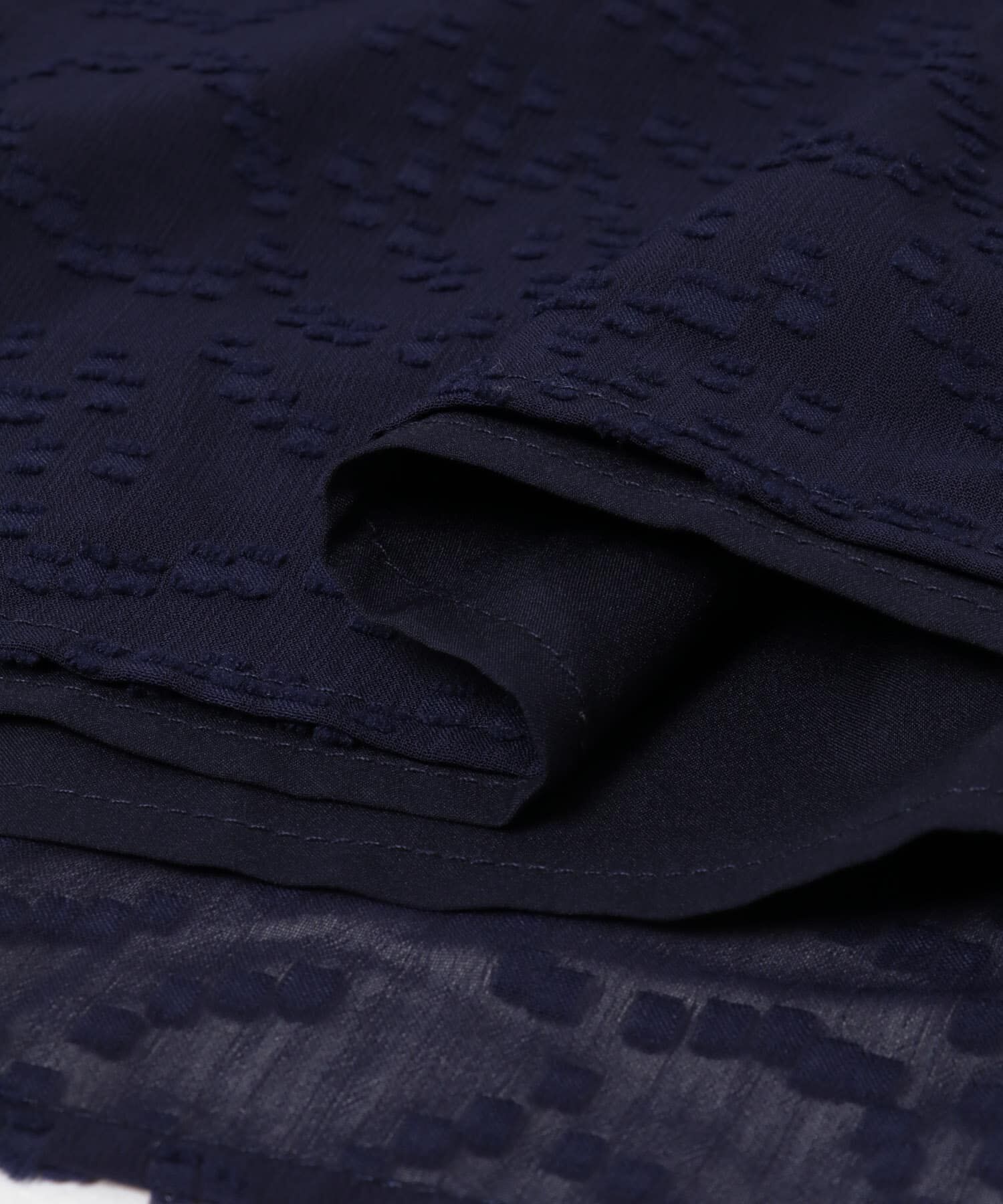 URBAN RESEARCH ROSSO「ジャガードギャザーパフドレス」|ワンピース|