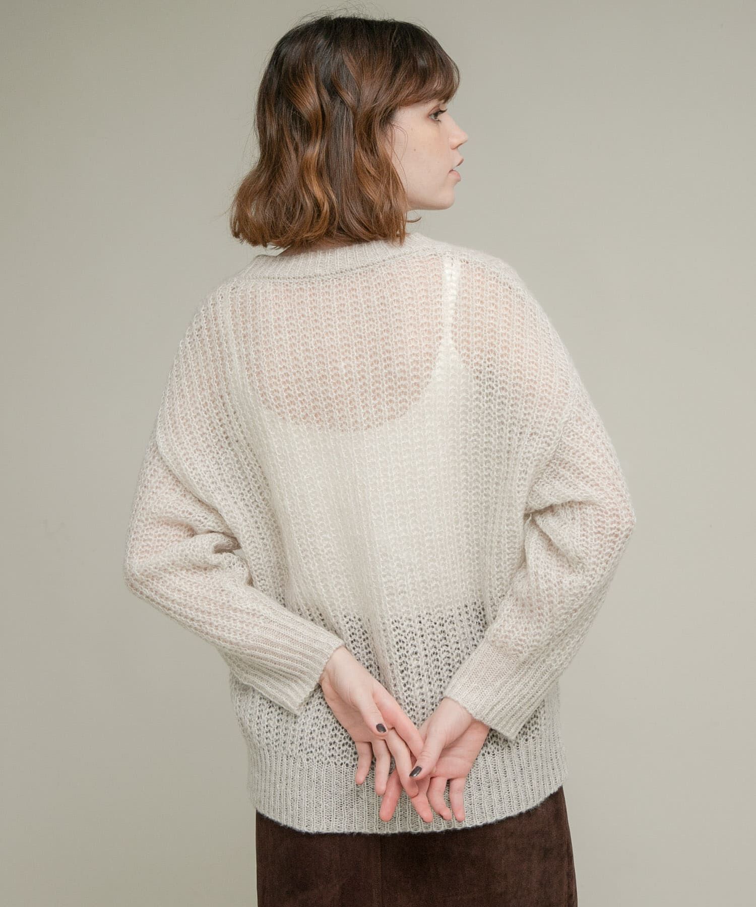 Sonny Label 「『WEB/一部店舗限定』ヘアリーローゲージニット」|ニット・セーター|