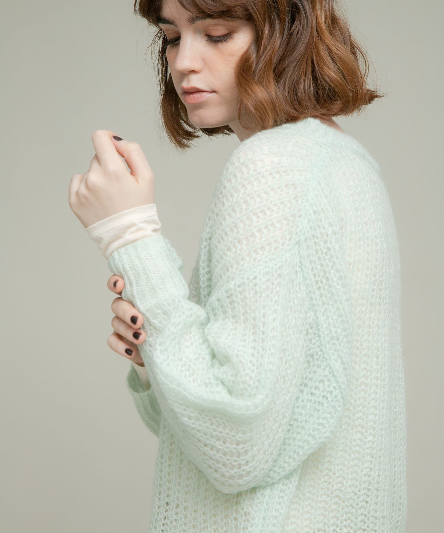 Sonny Label 「『WEB/一部店舗限定』ヘアリーローゲージニット」|ニット・セーター|