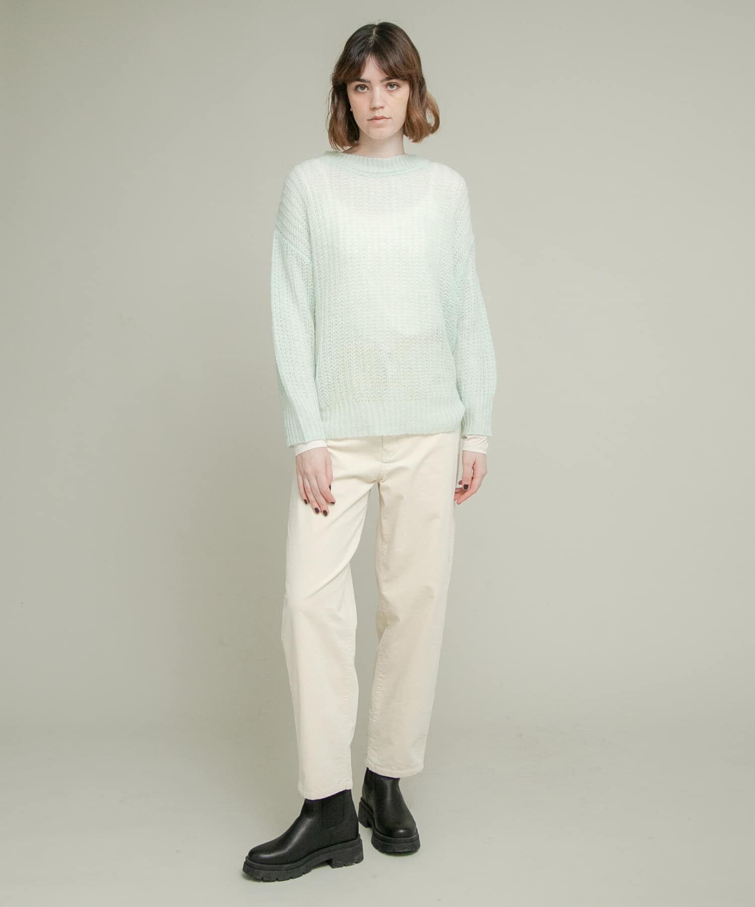 Sonny Label 「『WEB/一部店舗限定』ヘアリーローゲージニット」|ニット・セーター|