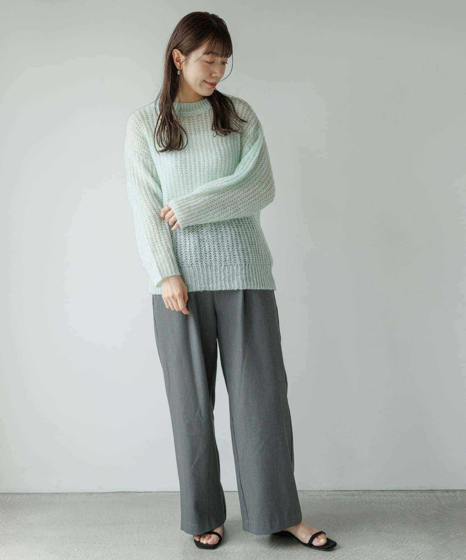 Sonny Label 「『WEB/一部店舗限定』ヘアリーローゲージニット」|ニット・セーター|