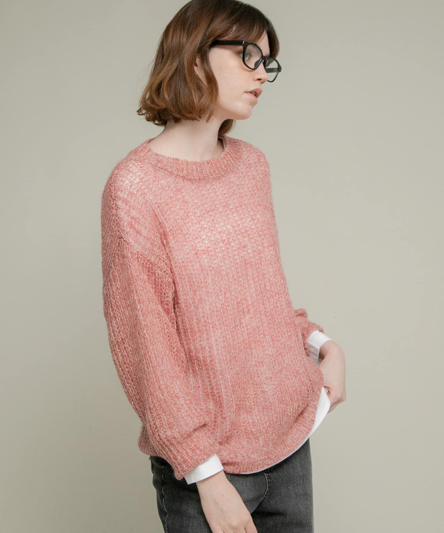 Sonny Label 「『WEB/一部店舗限定』ヘアリーローゲージニット」|ニット・セーター|