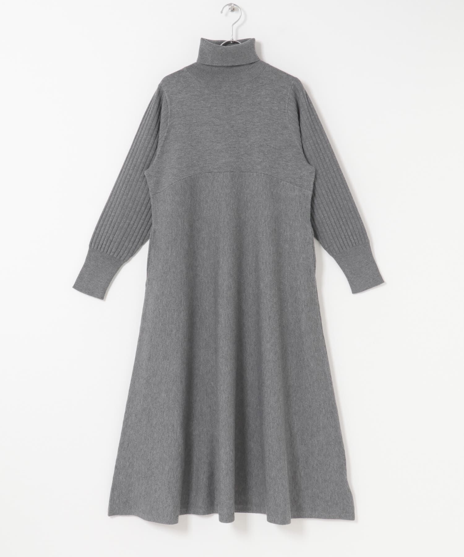 URBAN RESEARCH ROSSO「『WEB限定』『再入荷予定』タートルネックデザインスリーブワンピース」|ワンピース|