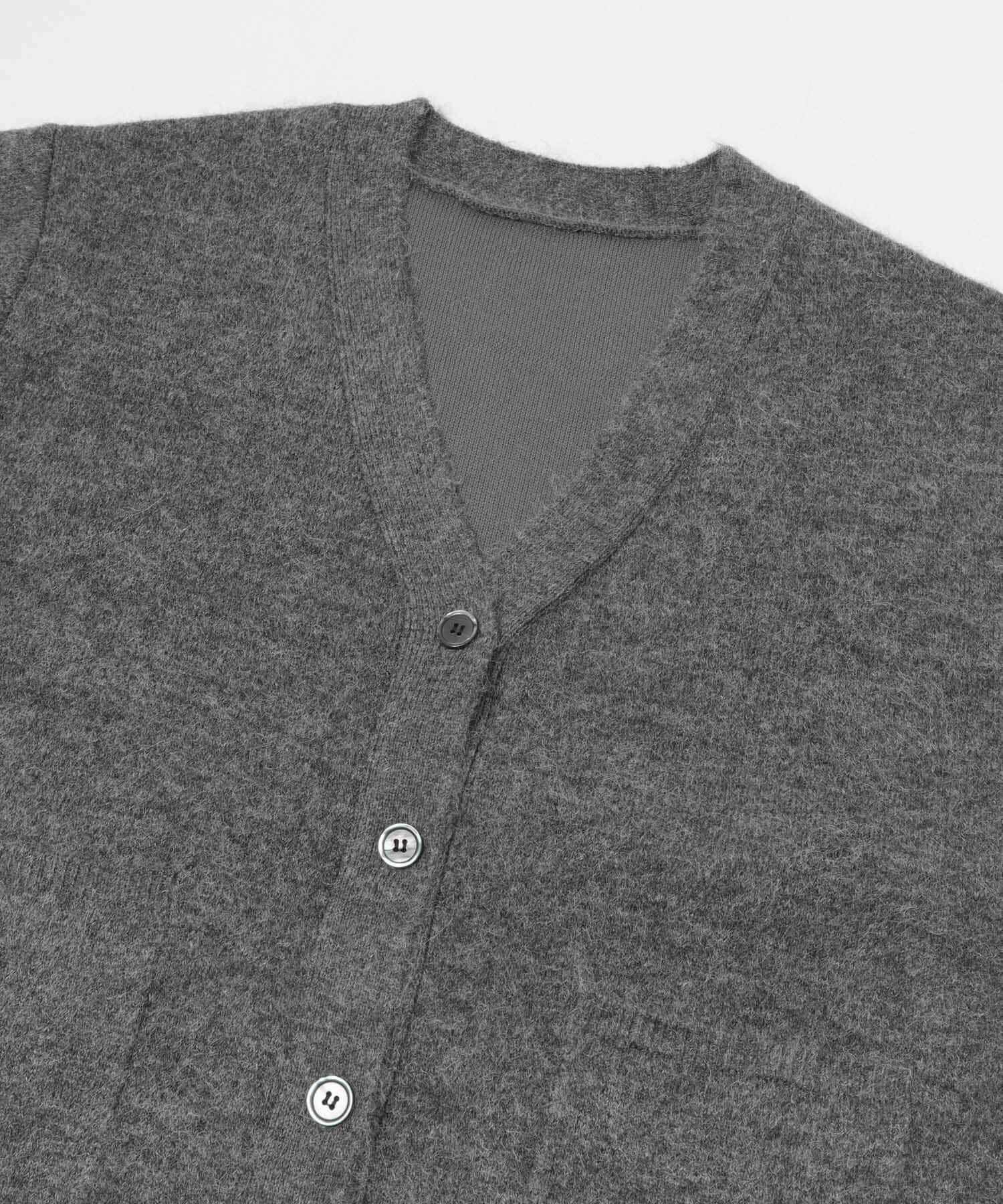 URBAN RESEARCH DOORS「『WEB/一部店舗限定』ダブルフェイスVネックカーディガン」|カーディガン|