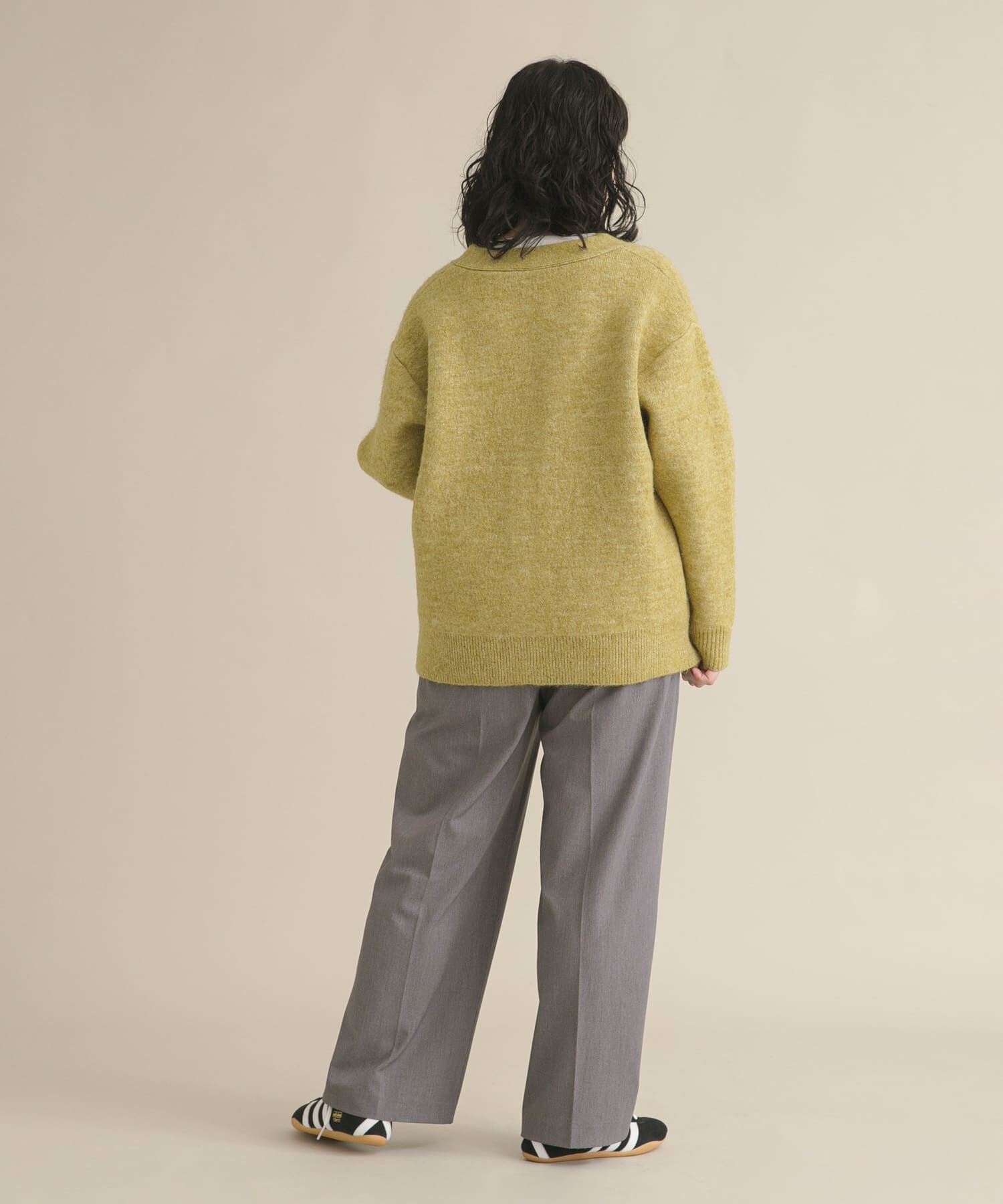 URBAN RESEARCH DOORS「『WEB/一部店舗限定』ダブルフェイスVネックカーディガン」|カーディガン|