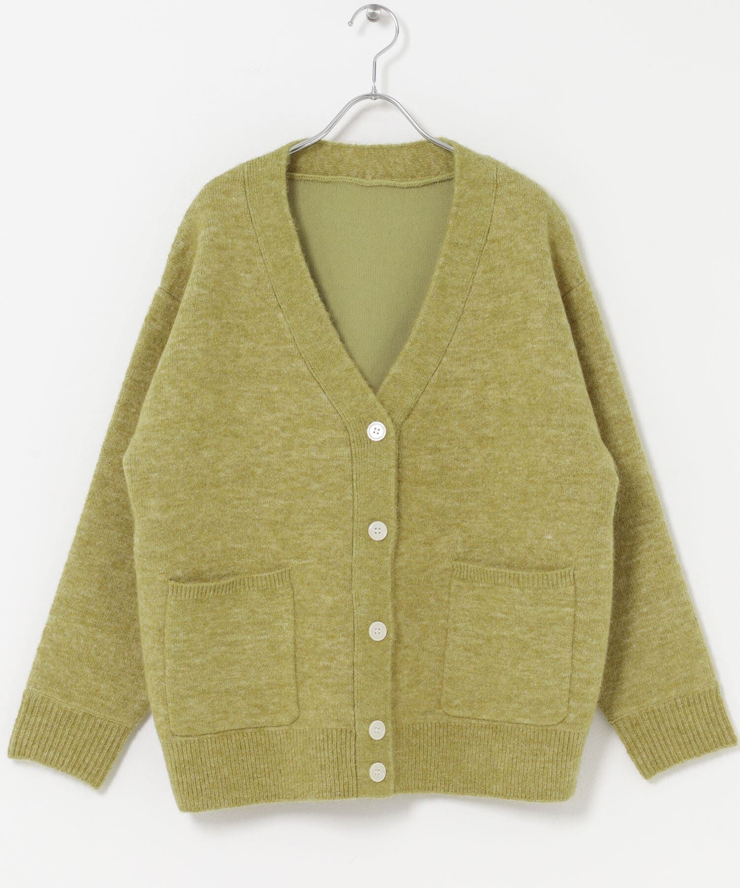 URBAN RESEARCH DOORS「『WEB/一部店舗限定』ダブルフェイスVネックカーディガン」|カーディガン|