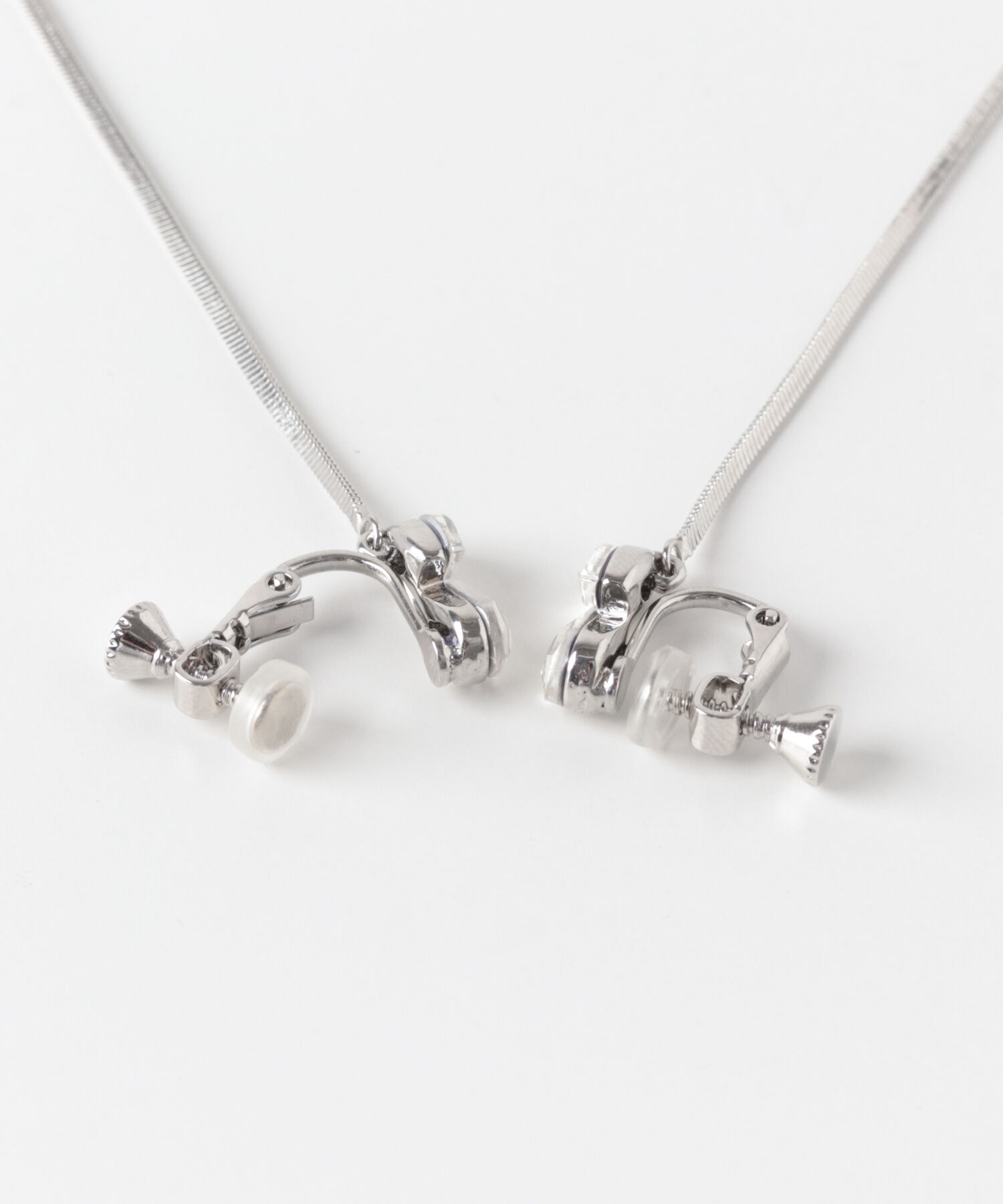 SMELLY「ビジューチェーンイヤリング」|イヤリング|