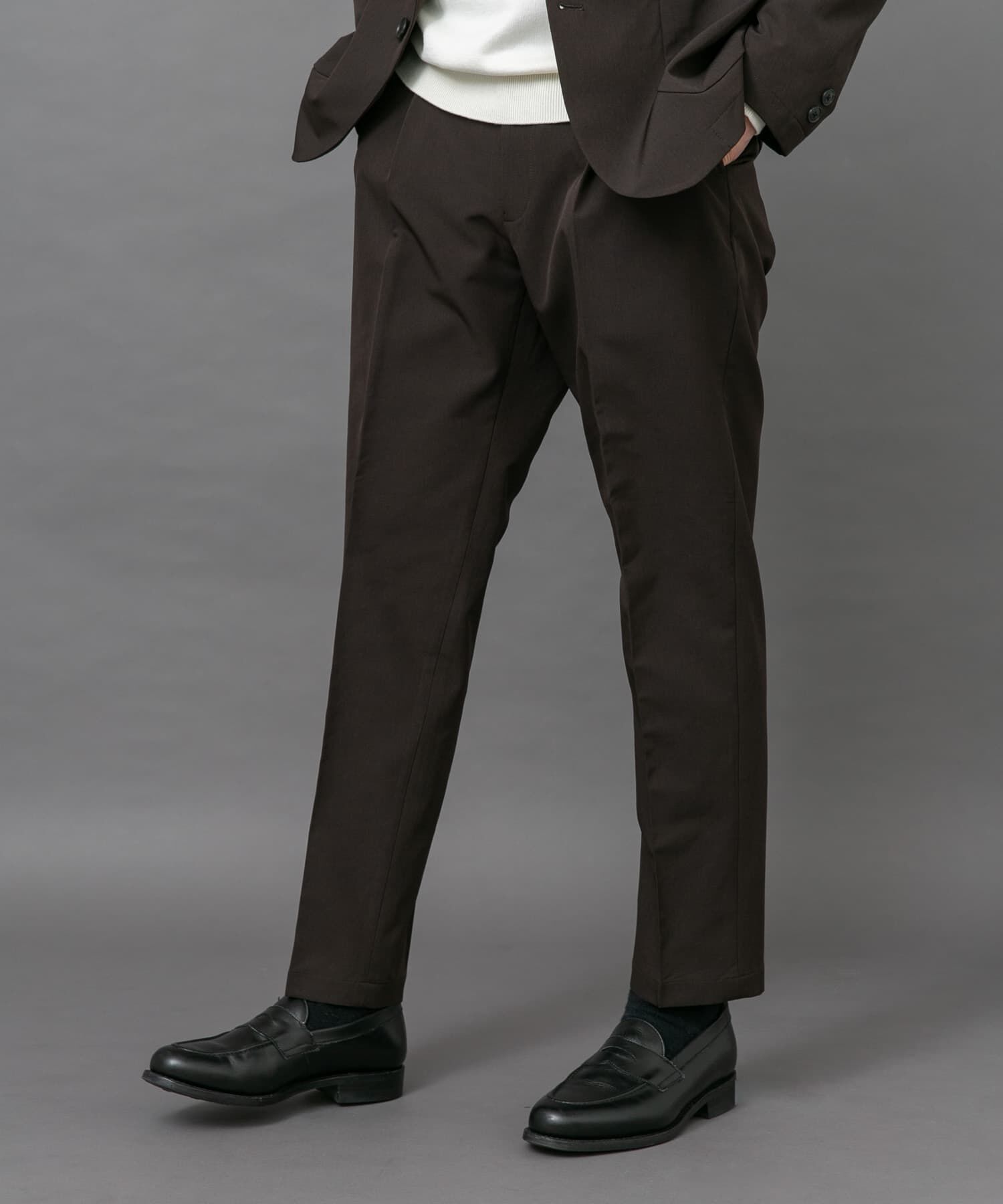 URBAN RESEARCH DOORS「LIFE STYLE TAILOR　4WAYストレッチメランジパンツ」|スラックス|